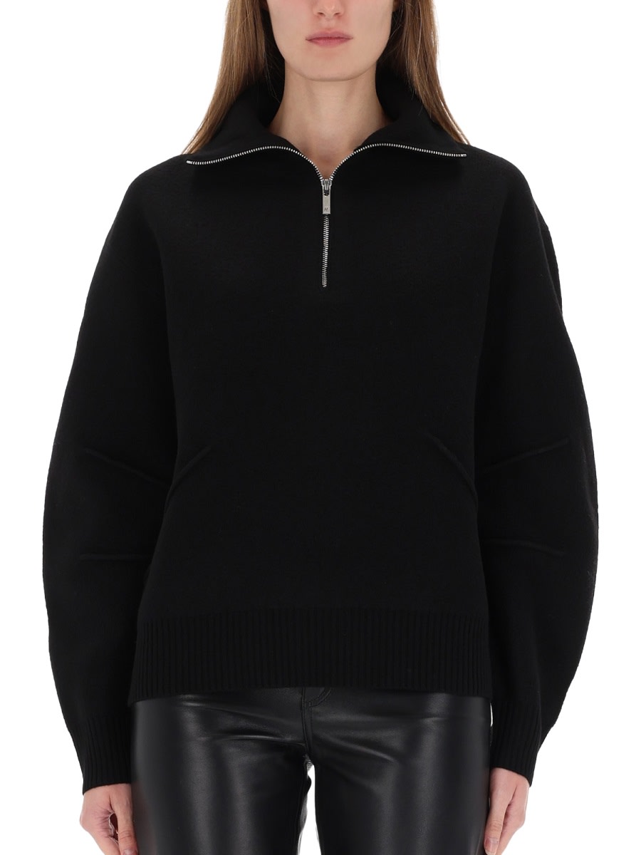 Helmut Lang Brunello Cucinelli Cashmere Sweatshirt-style Cardigan In Black