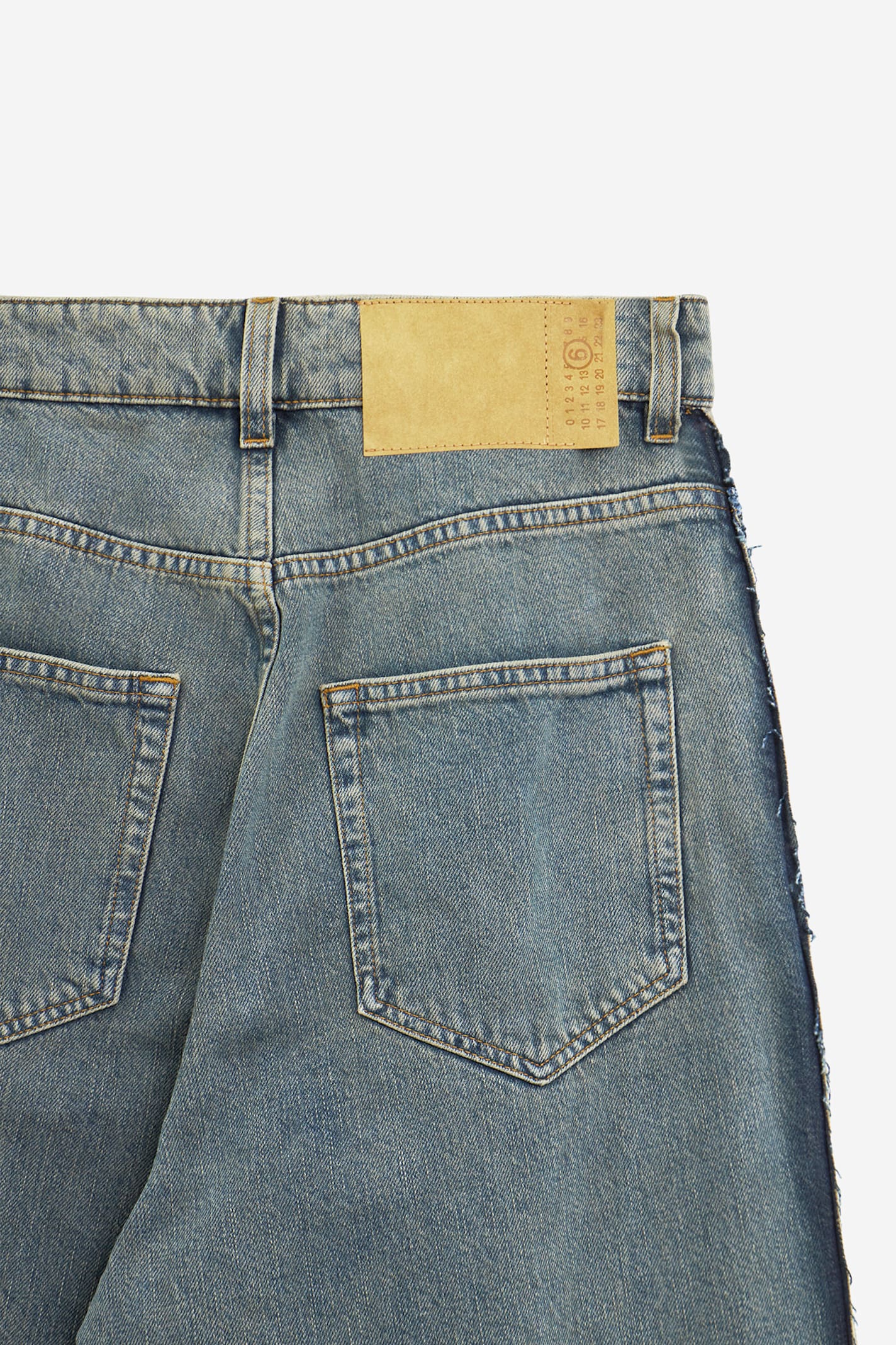 Mm6 Maison Margiela 5 Pocket Jeans In Blue
