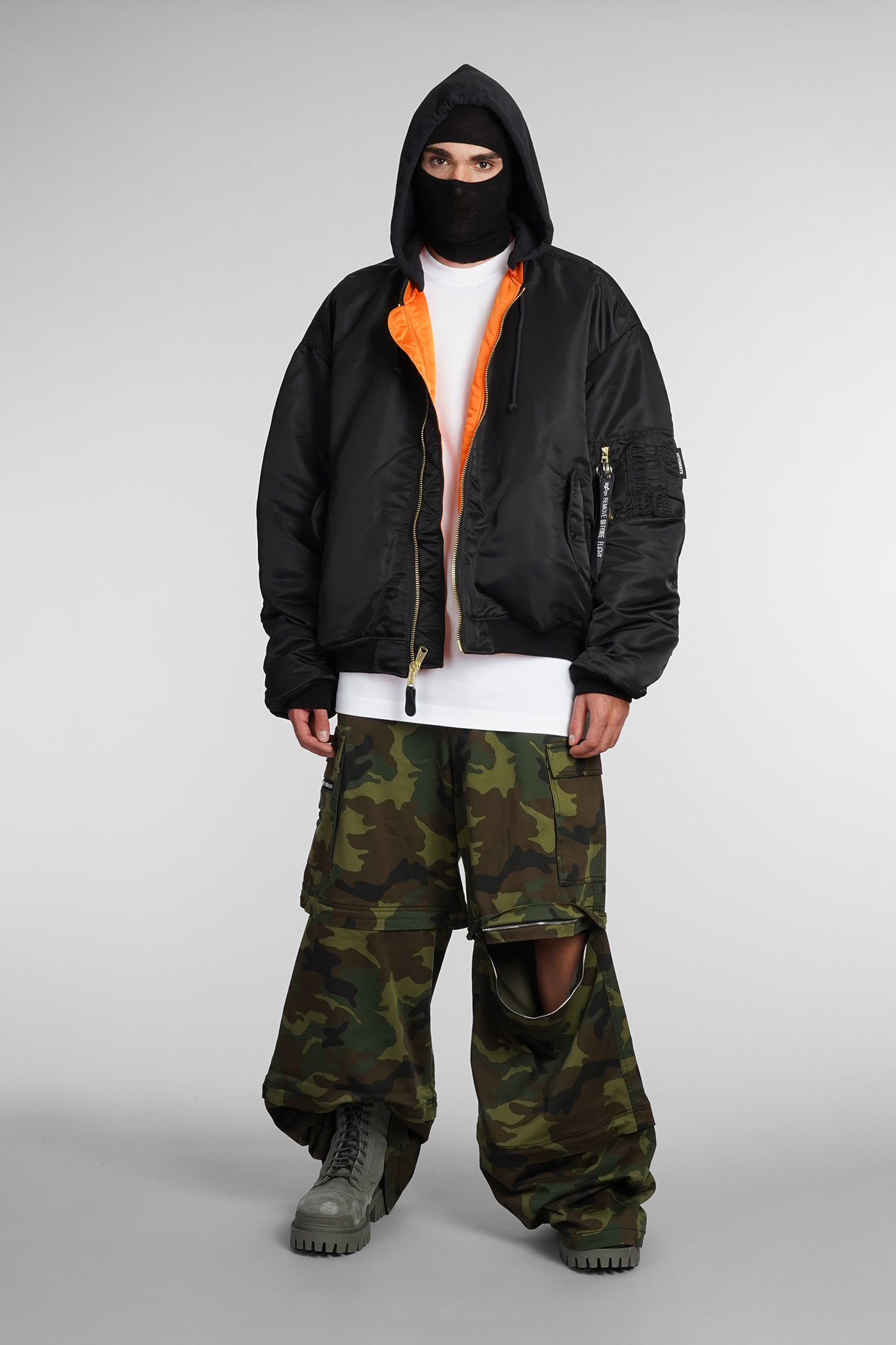 パンツ Vetements 23s Transformer Cargo Pants 28 Buy VETEMENTS men khaki transformer camouflage cargo trousers for