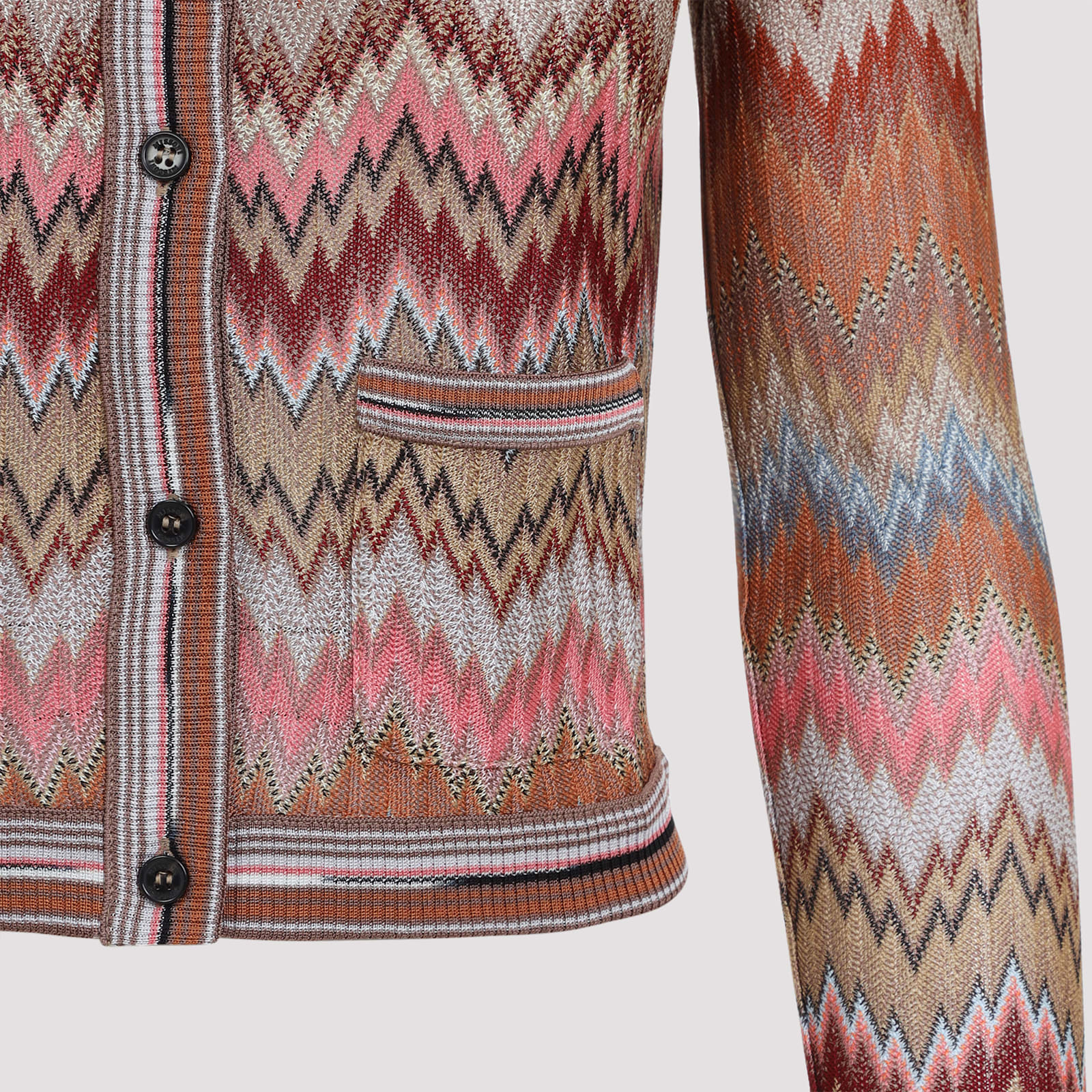 Missoni Buttoned Cardigan In Multi
