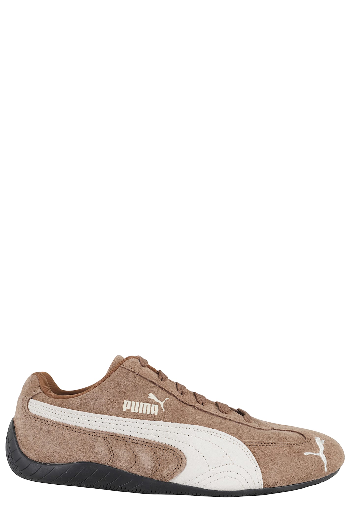 Puma Speedcat Archive Brown Sneakers With Side Logo In Suede Unisex In Brown