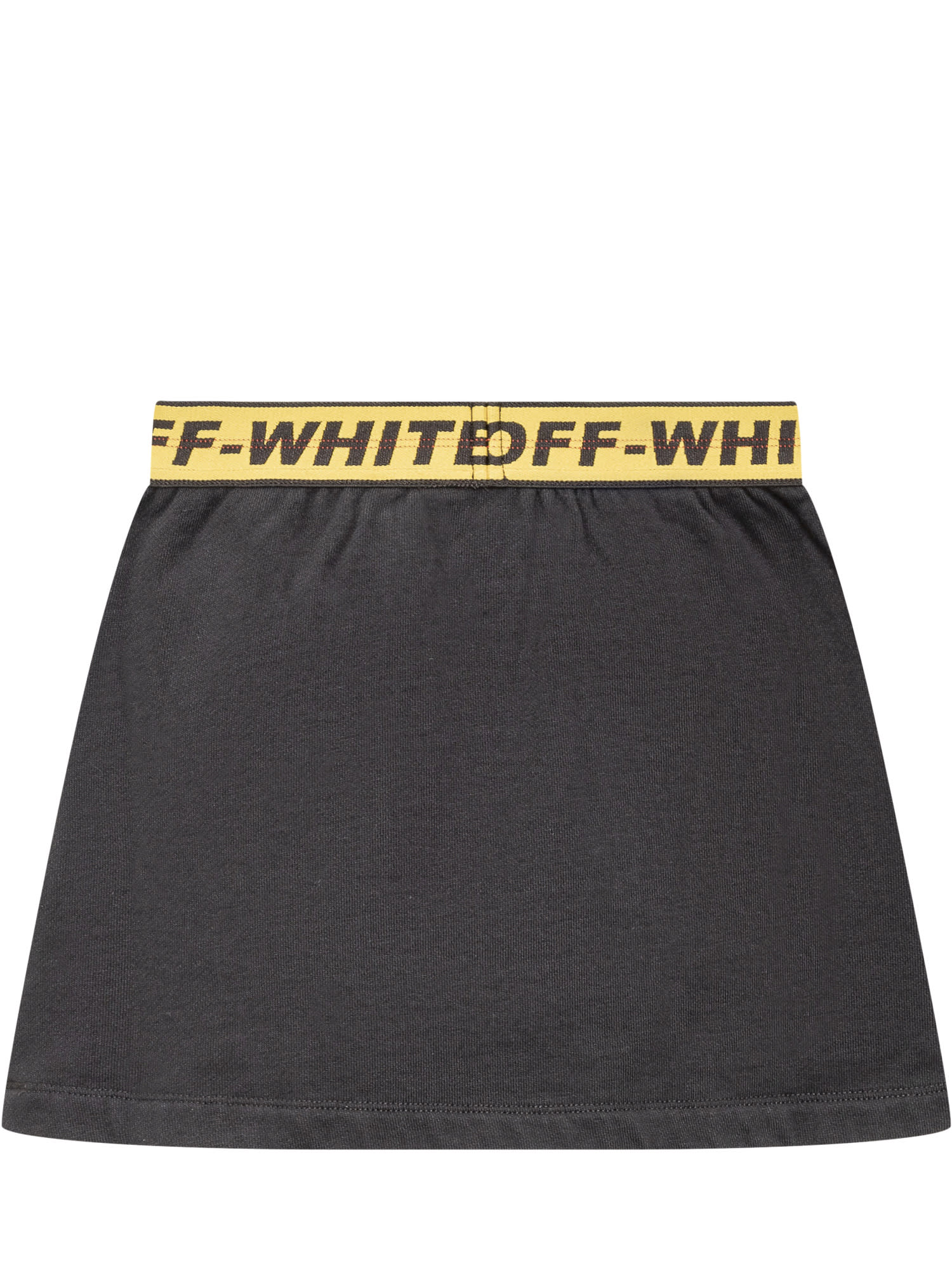 Shop Off-white Industrial Logo Skirt In Nero