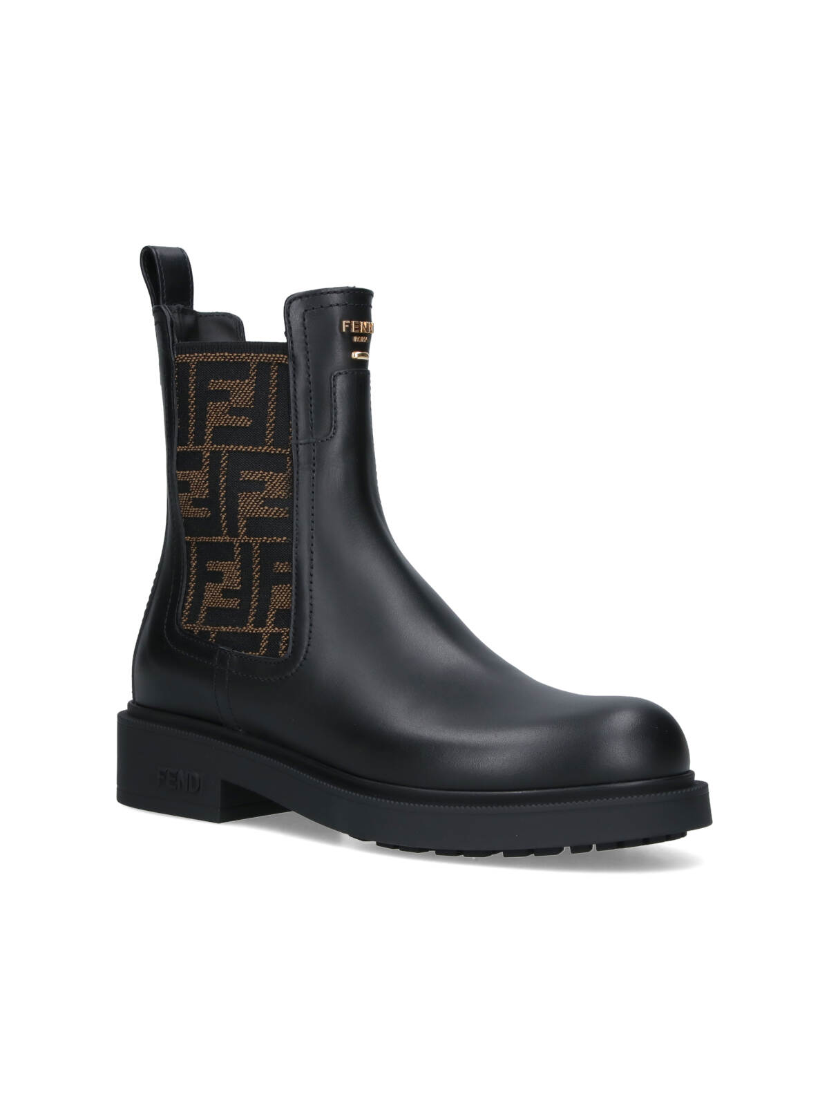 Fendi Filo Chelsea Boots In Black
