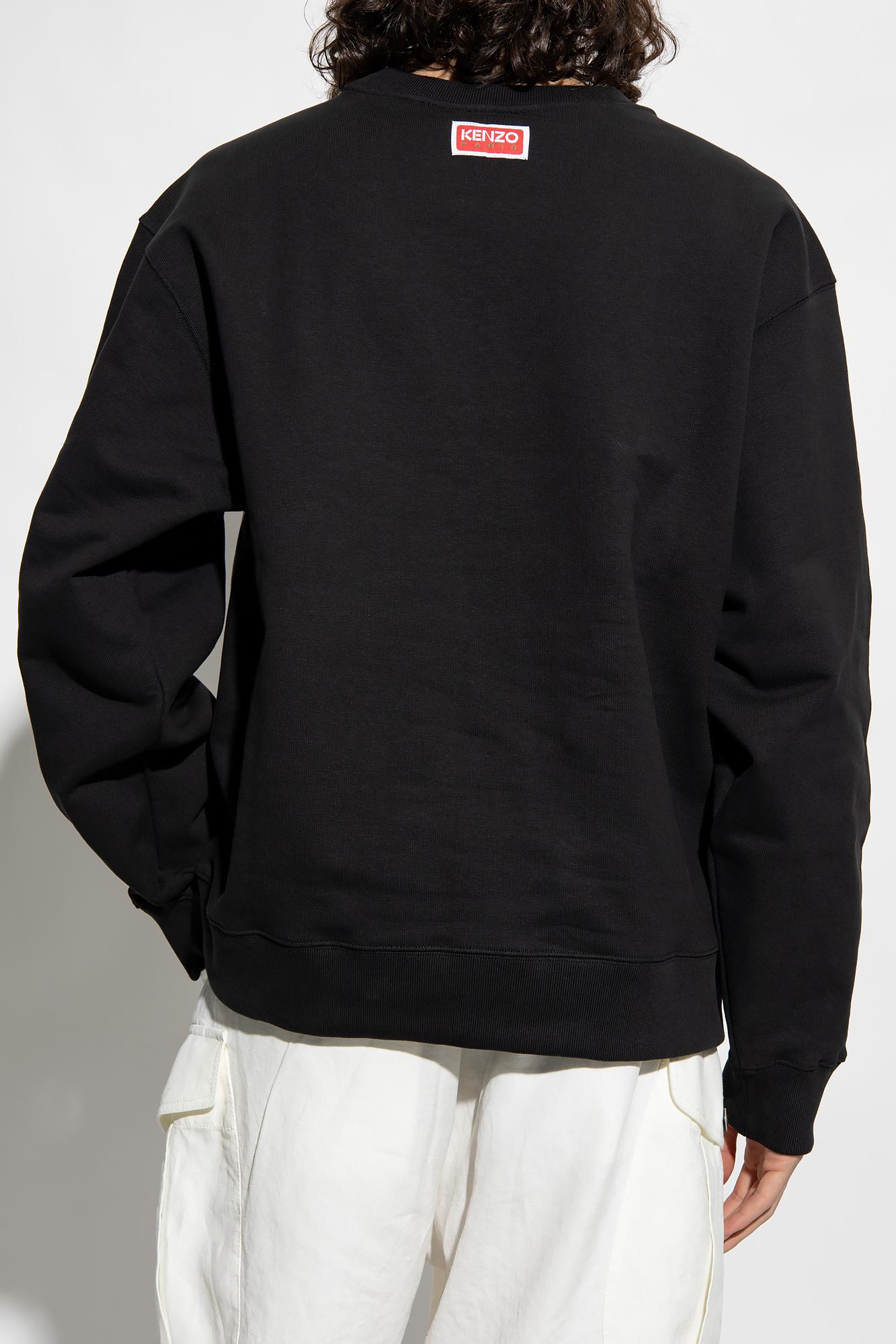 Shop Kenzo Printed Sweatshirt In Black