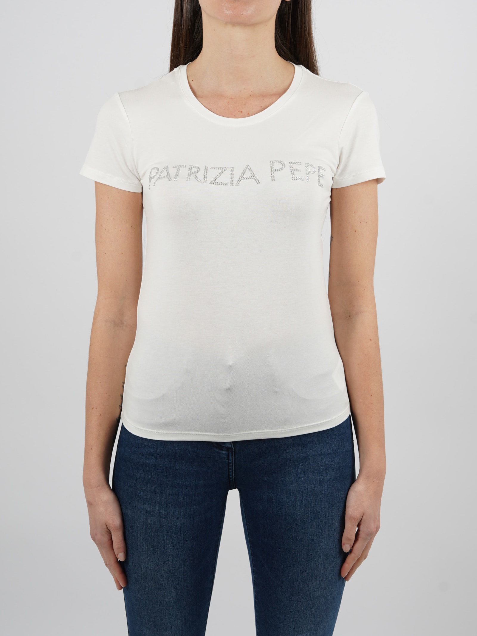 Patrizia Pepe Viscosa Stretch T-shirt