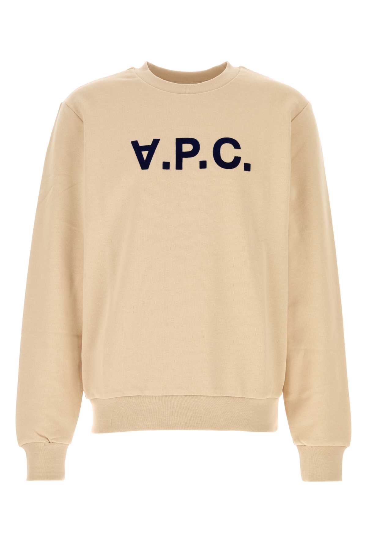 A. P.C. Beige Cotton Sweatshirt