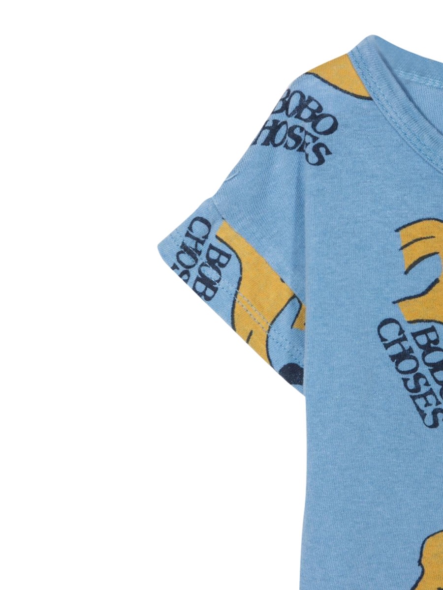 Shop Bobo Choses Sniffy Dog All Over Short Sleeve T-shirt In Multicolour