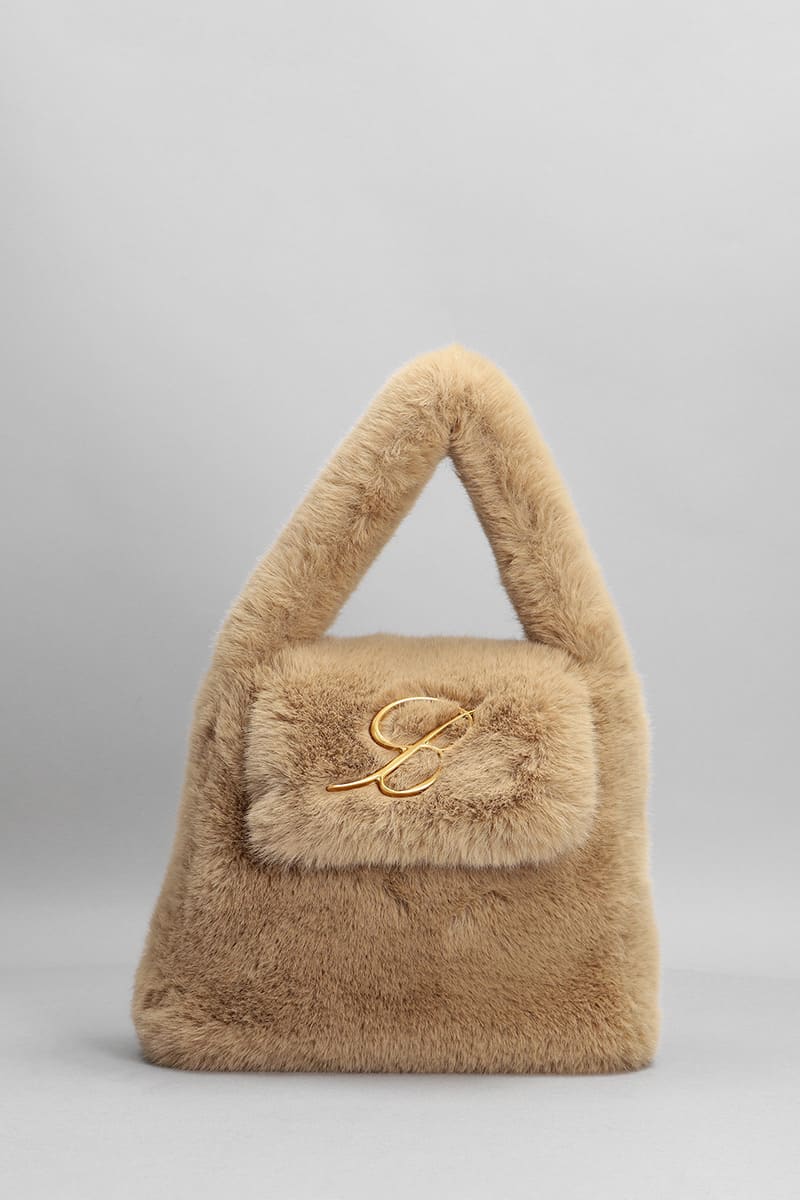 Blumarine Hand Bag In Camel Polyester