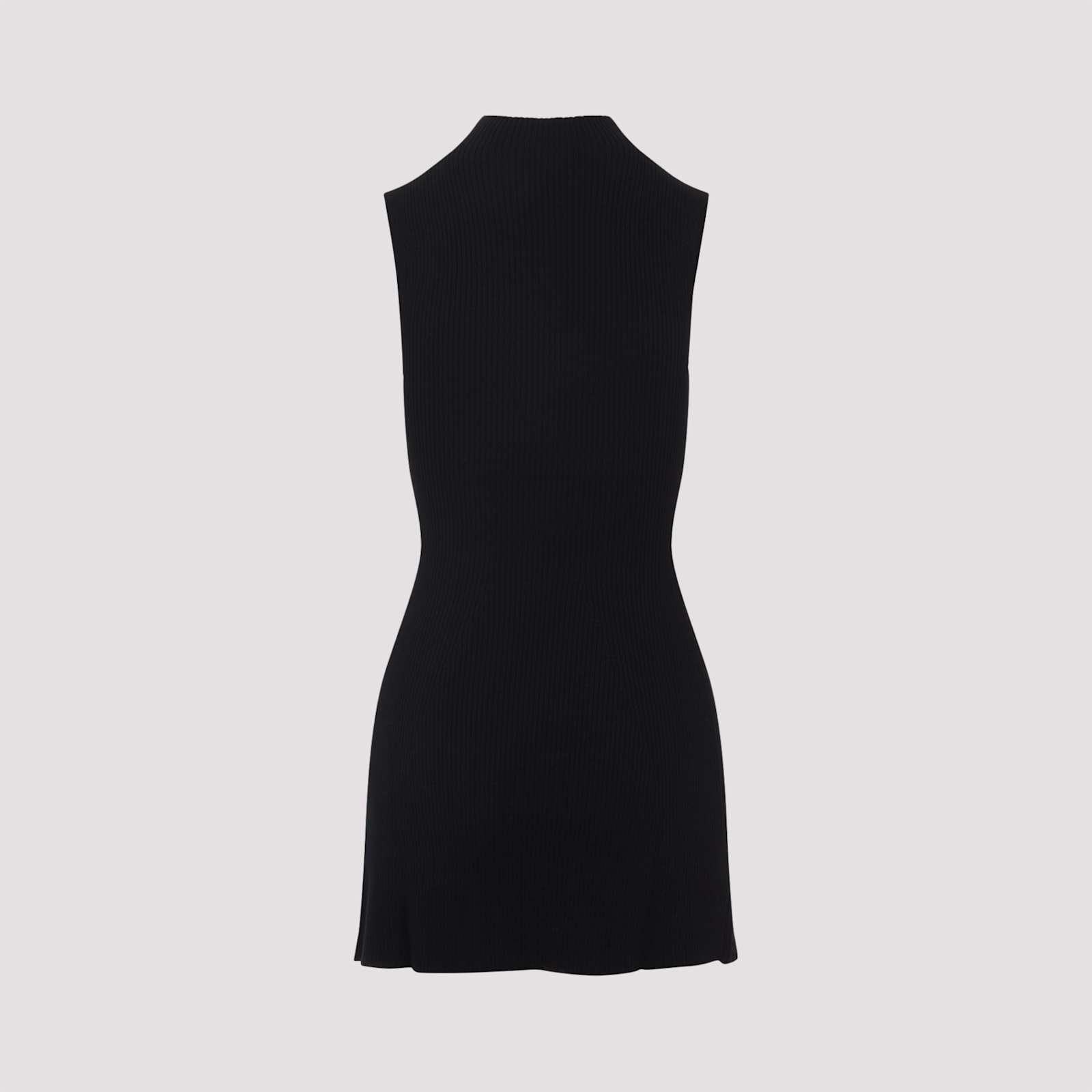 Diesel Womens 9xx M-olini Short Sleeveless Wool Knitted Mini Dress In Black