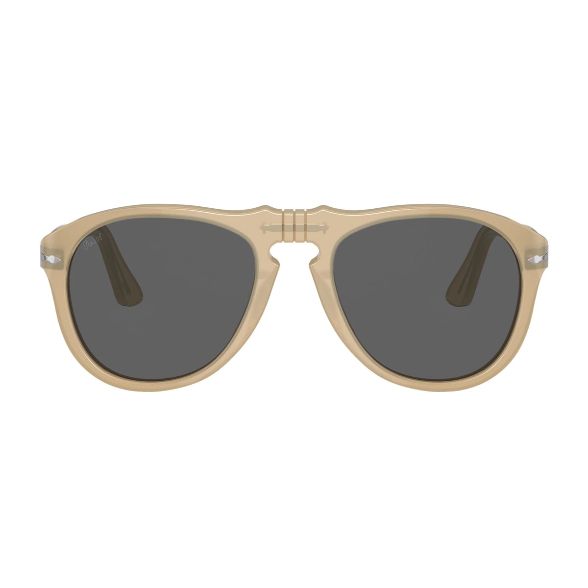 Shop Persol Po0649 1169b1 Beige Sunglasses