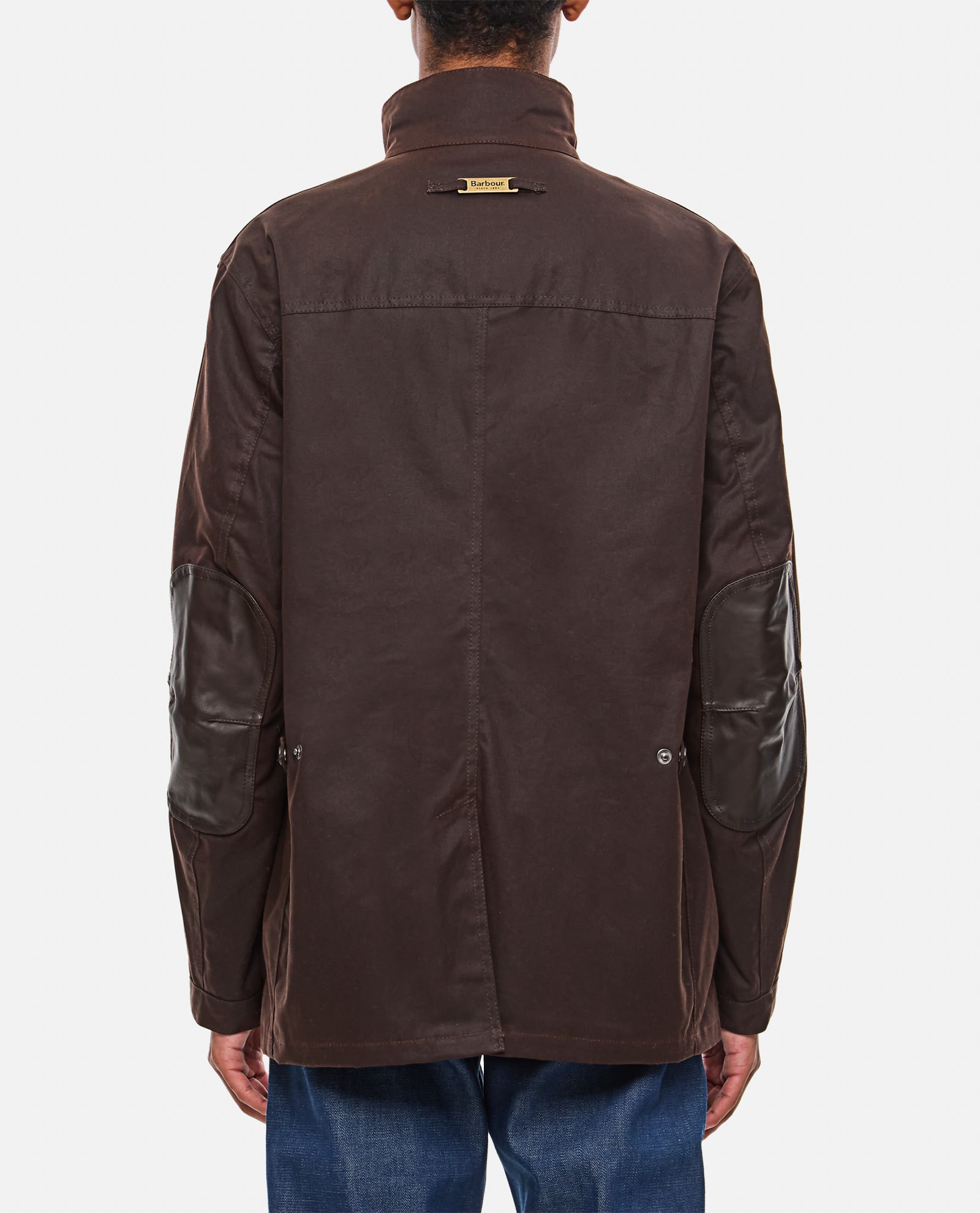 Shop Barbour Ogston Wax Jacket In Brown