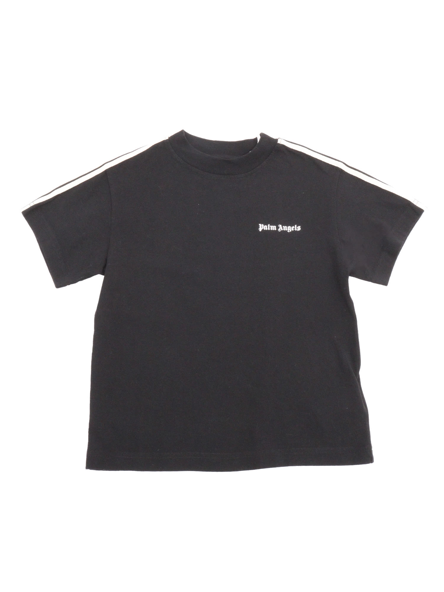 Palm Angels Black T-shirt With Logo