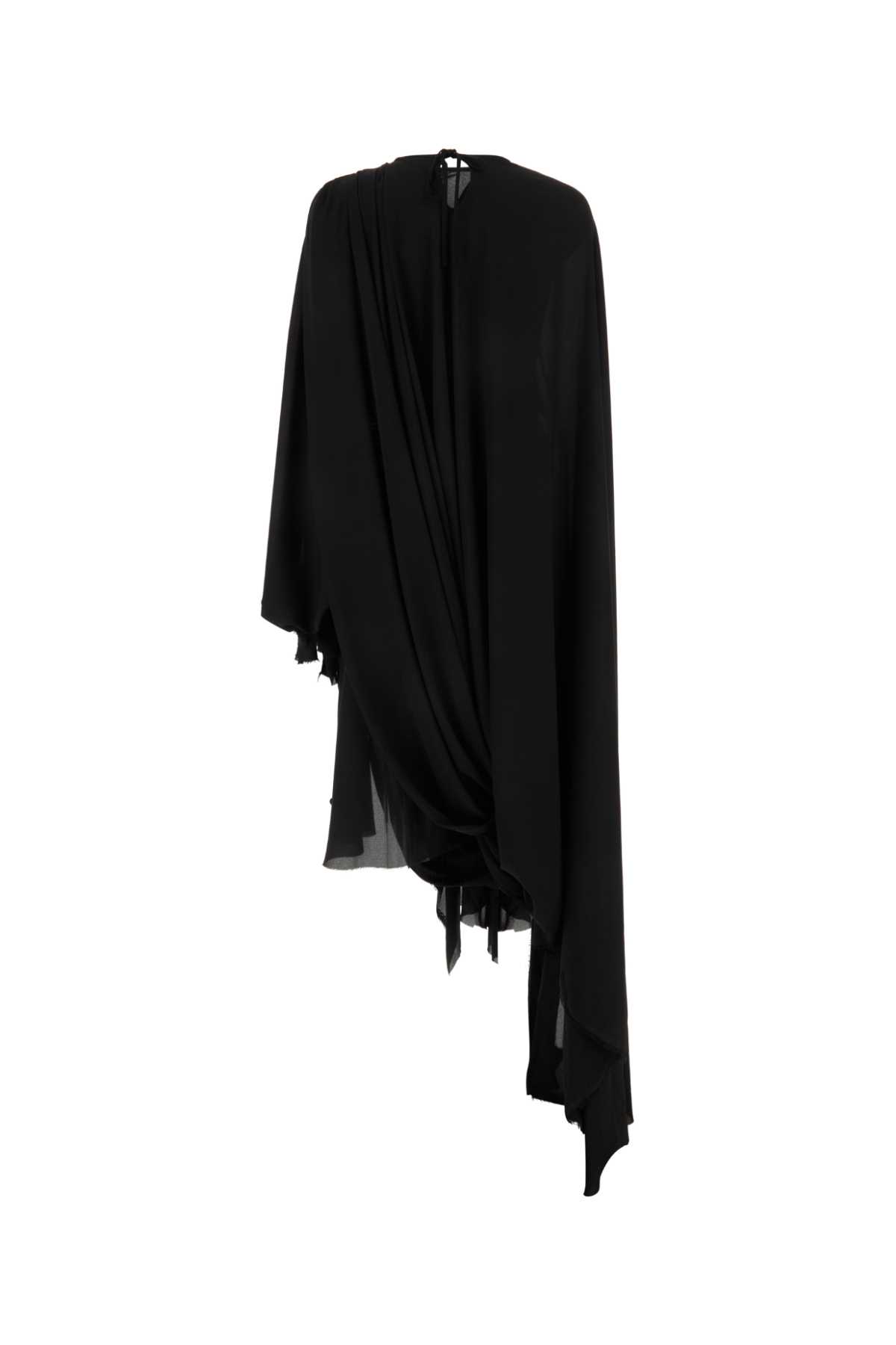 Balenciaga Black Crepe Dress