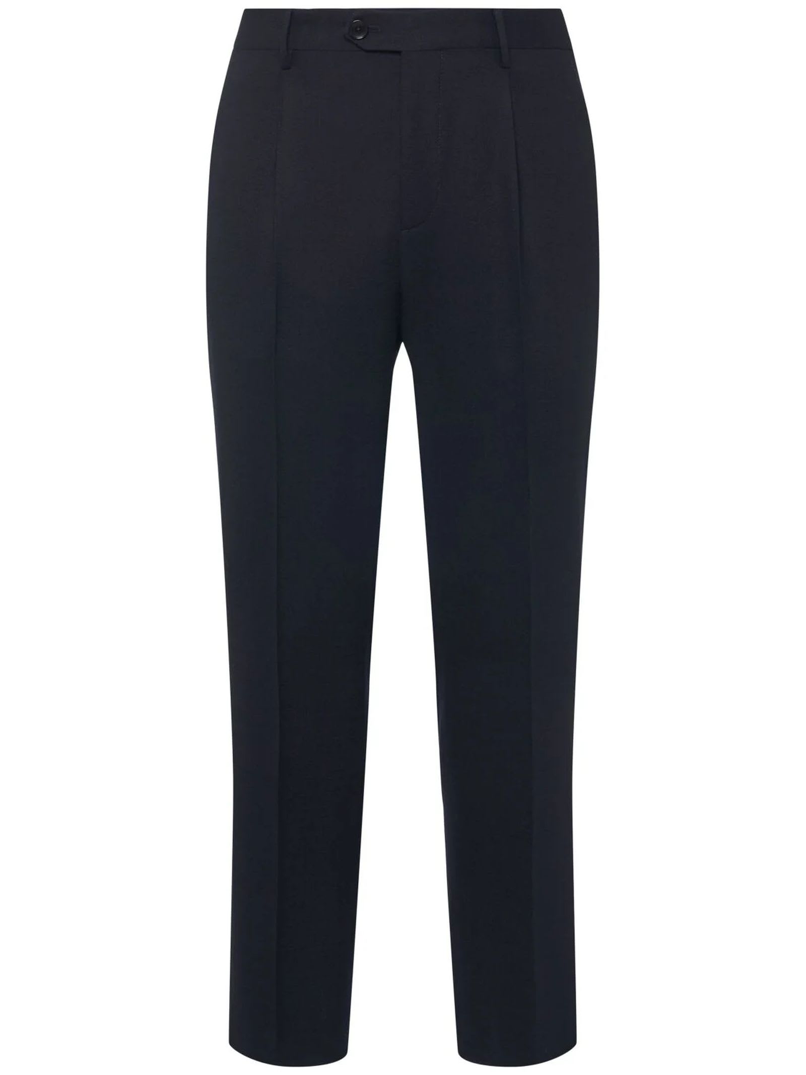 Shop Etro Trousers Blue