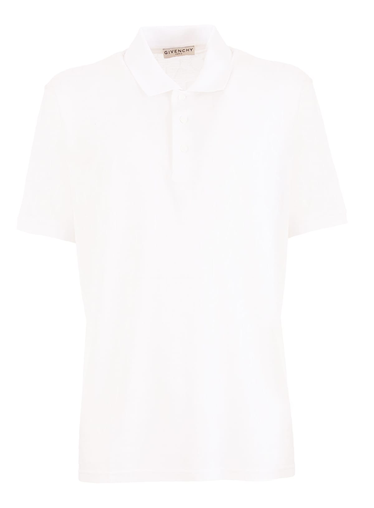 Givenchy Zig-zag Logo Polo T-shirt