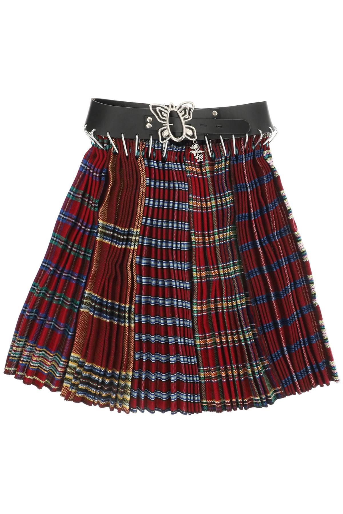 Chopova Lowena Pleated Skirt With Belt