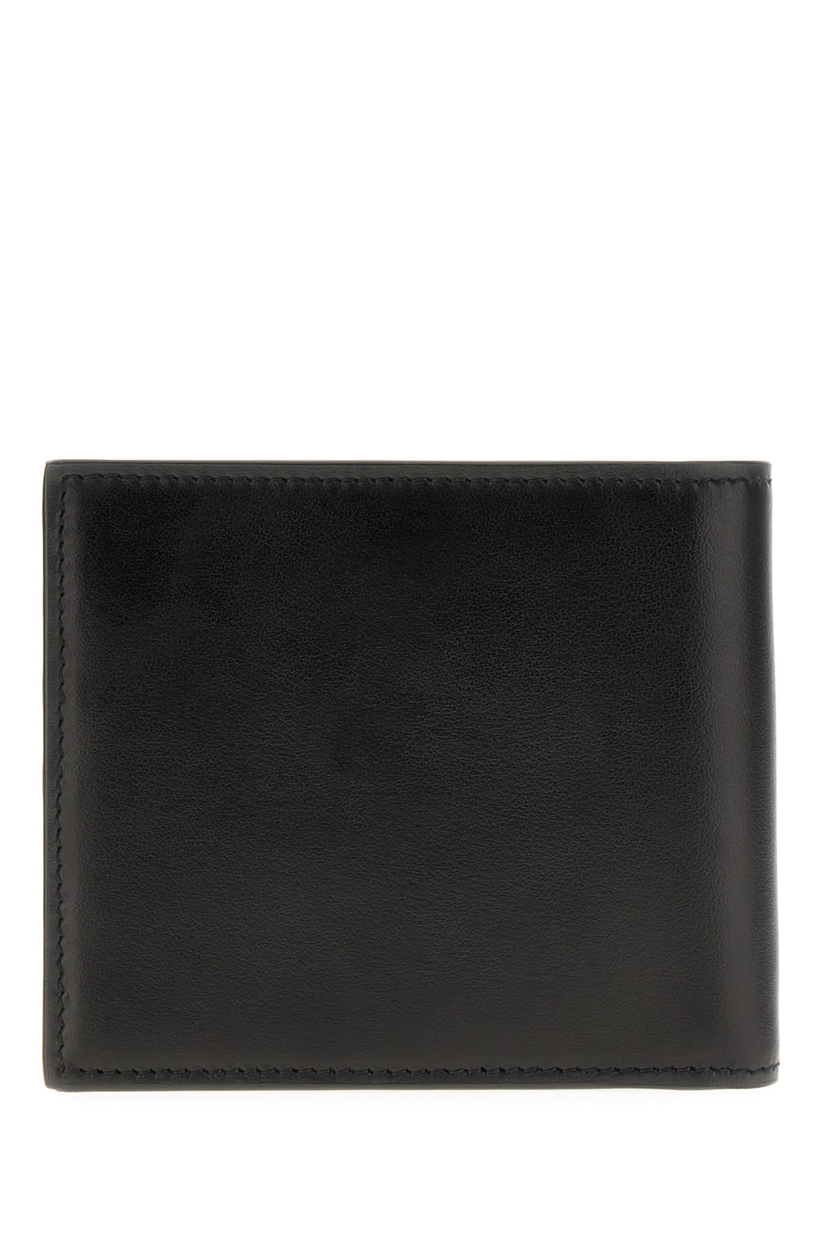 Shop Dolce & Gabbana Black Leather Wallet In Hnii7