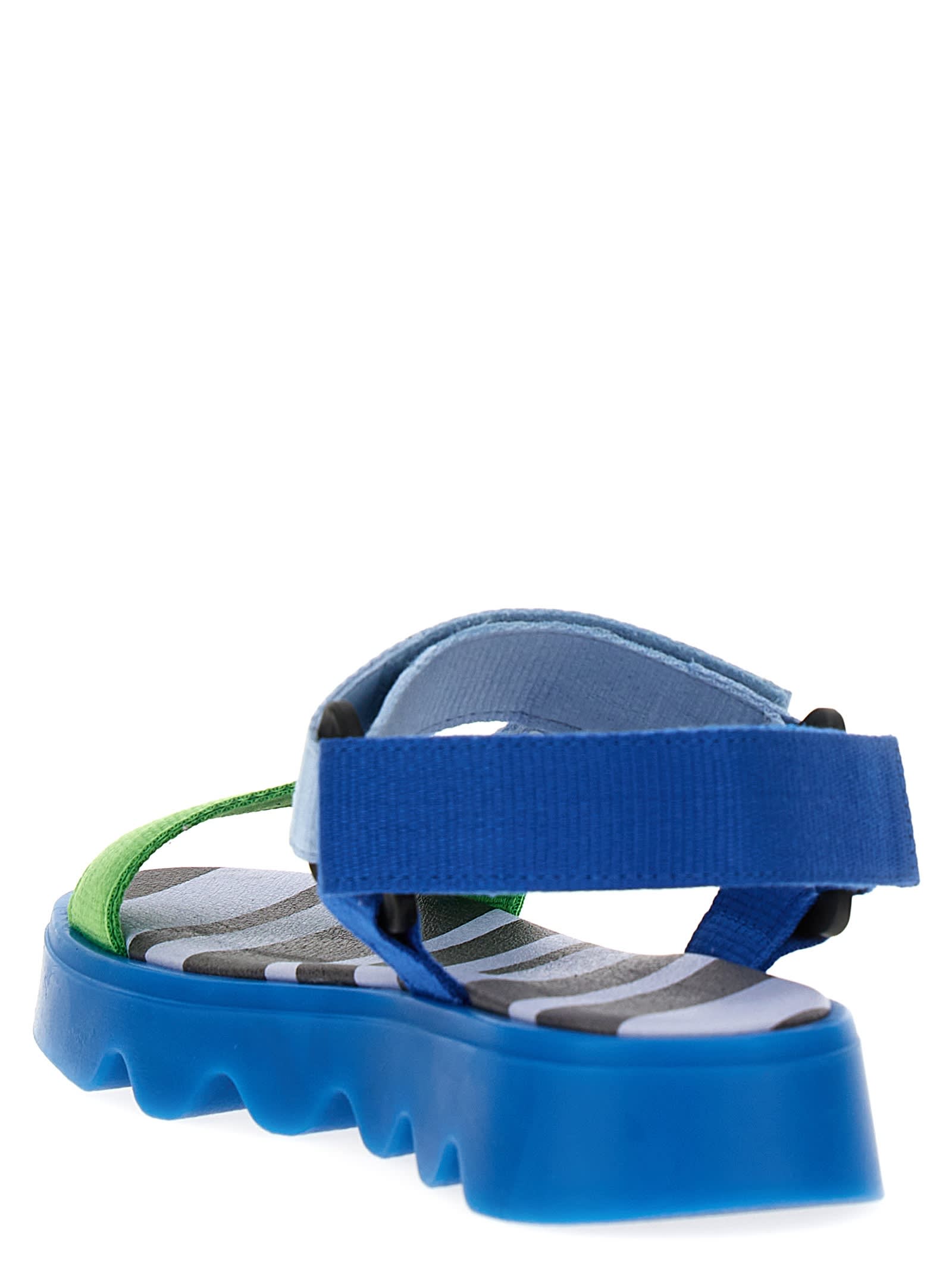 Kenzo Logo Band Sandals In Multicolor