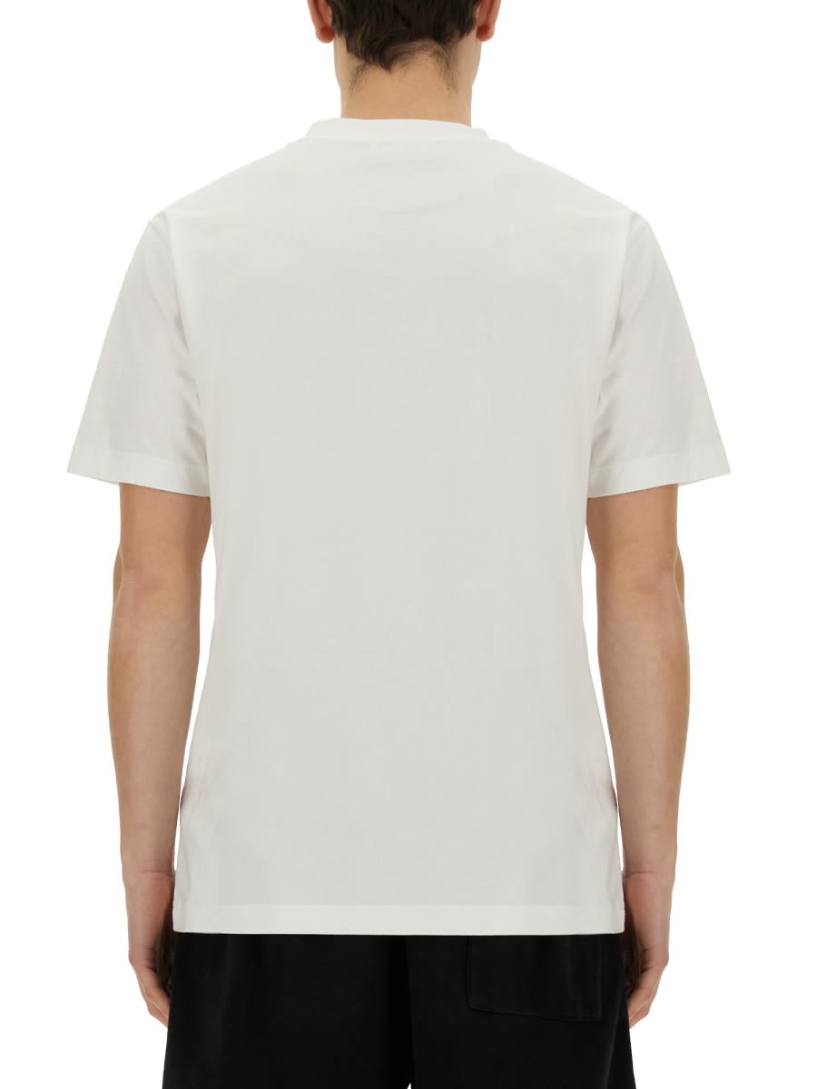 Shop Off-white T-shirt With Logo In White Blac