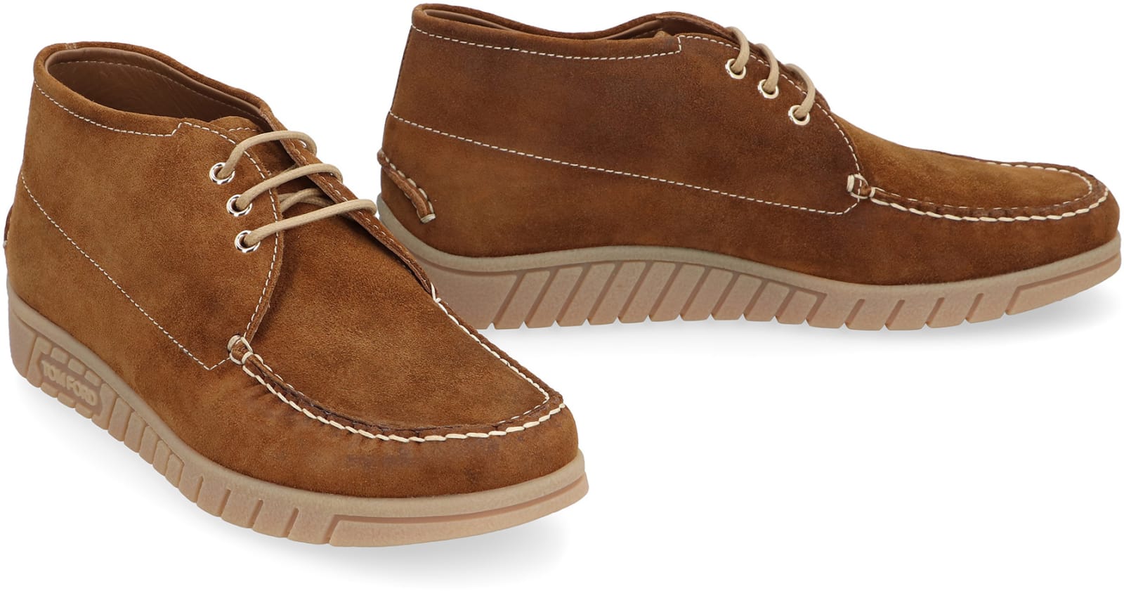 Tom Ford Suede Desert-boots In Camel