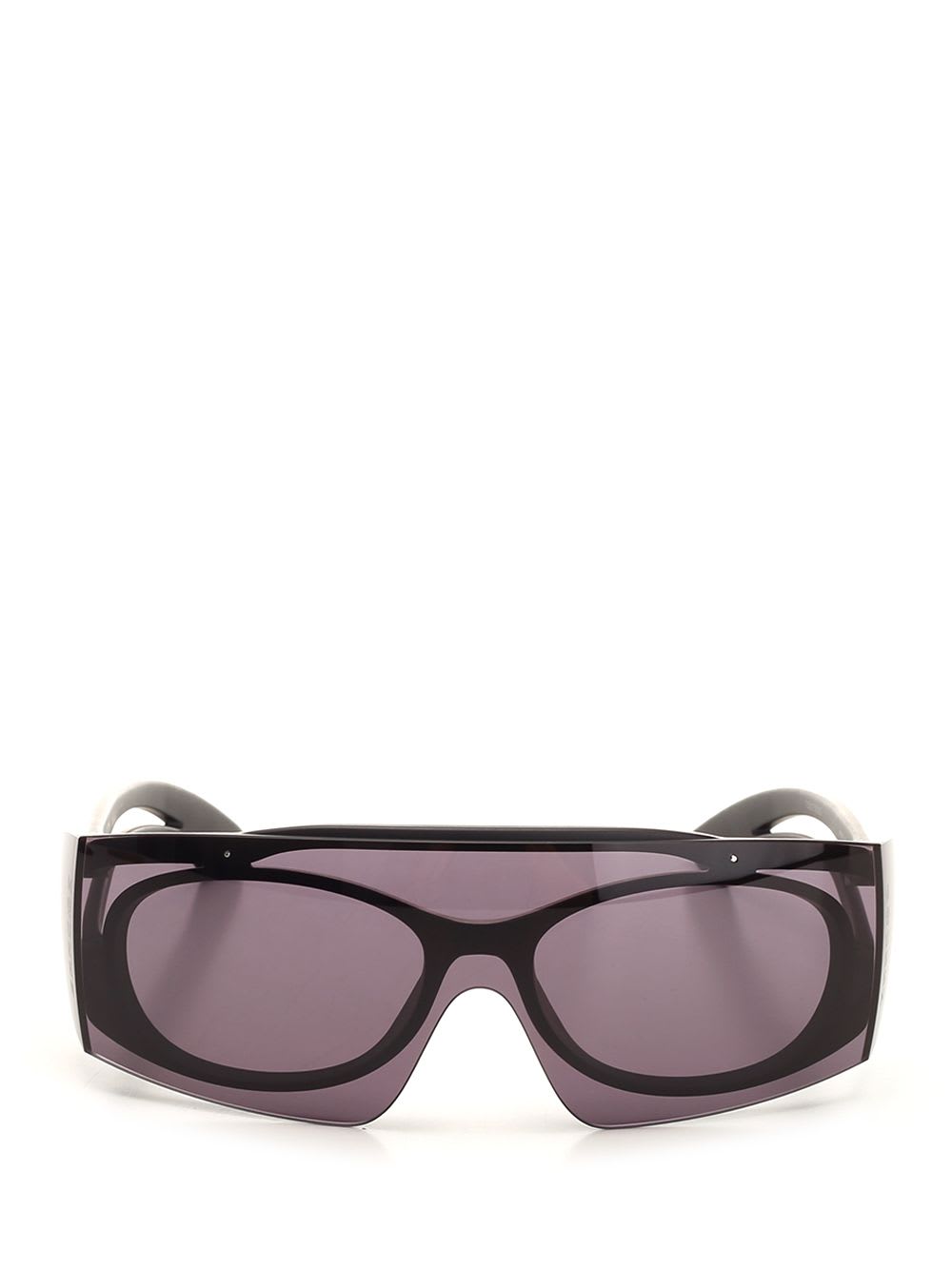 Alexander McQueen Two-tone Sunglasses In Black/smoke