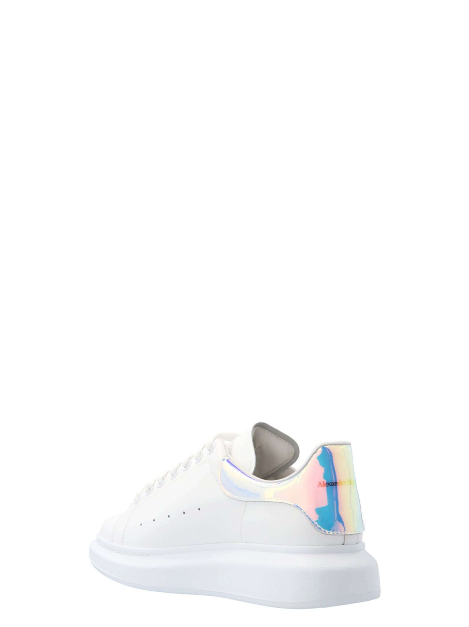 Shop Alexander Mcqueen Oversize Sole Sneakers In White