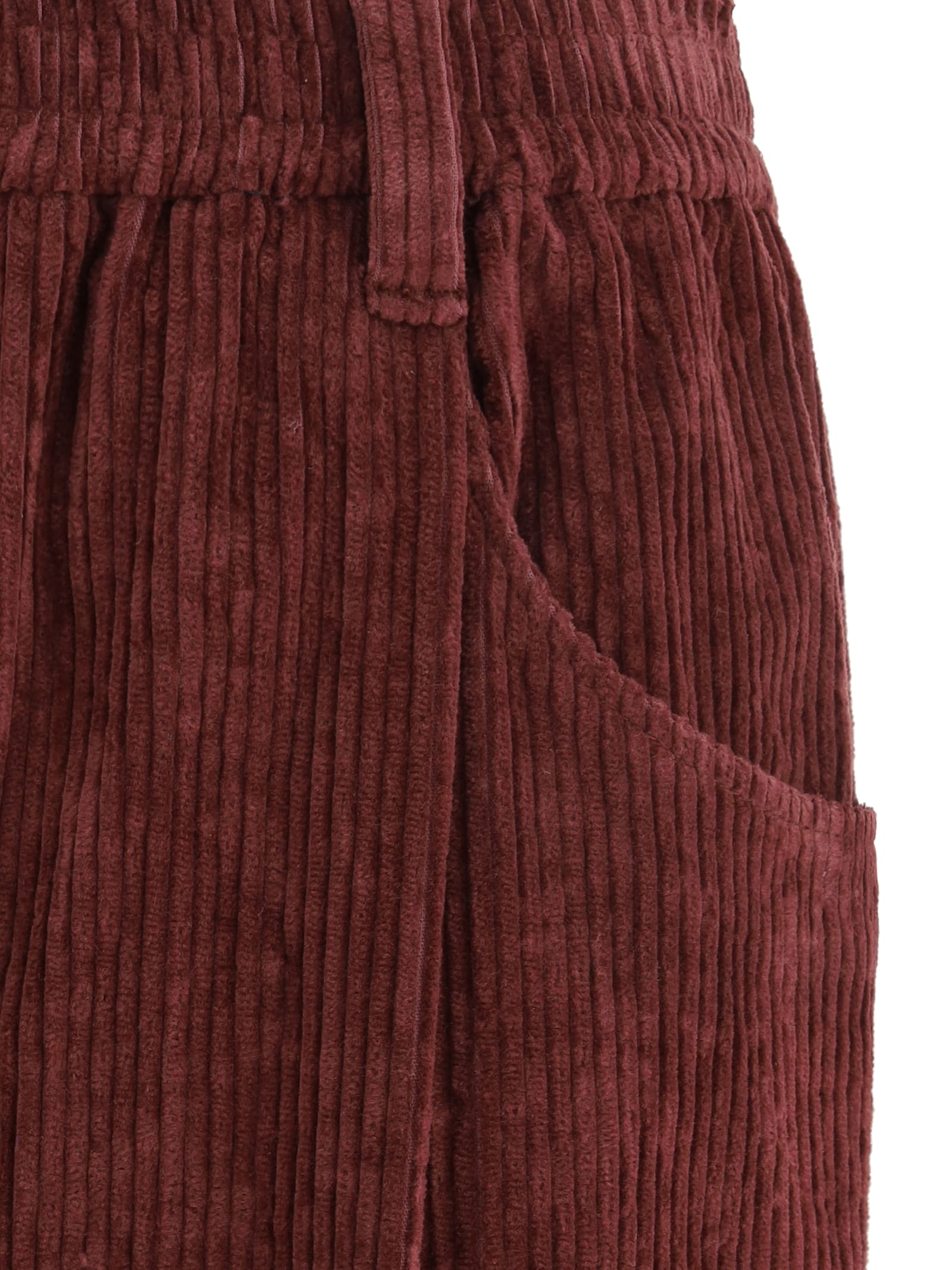 Brunello Cucinelli Soft Corduroy Pleated Straight-leg Ankle Pants In Brown