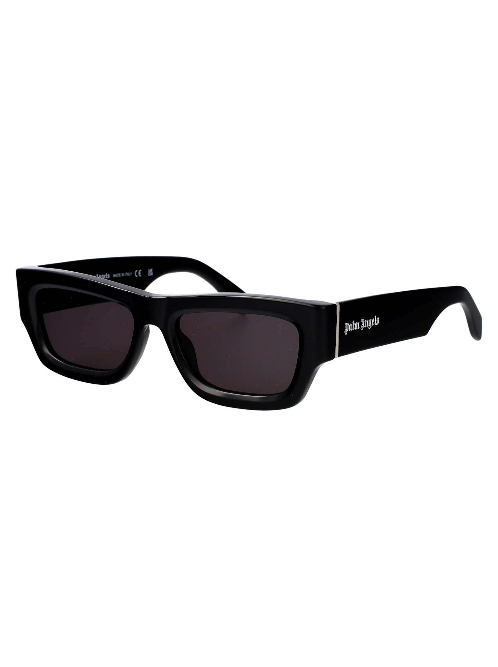 Shop Palm Angels Auberry Sunglasses In 1007 Black