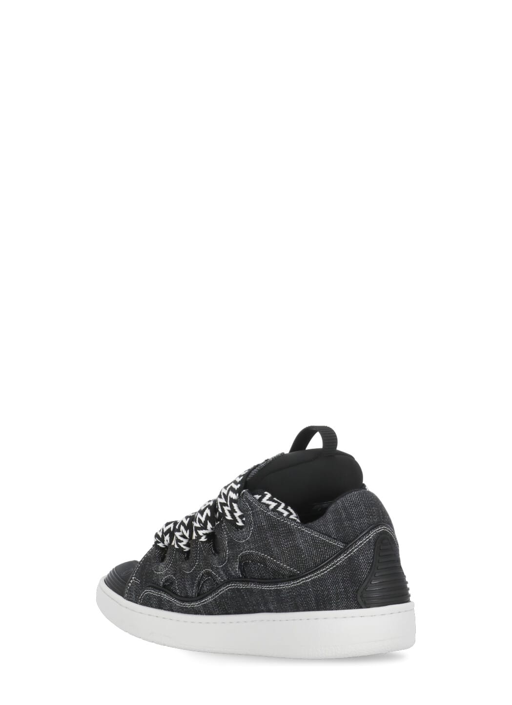 Shop Lanvin Curb Sneakers In Black