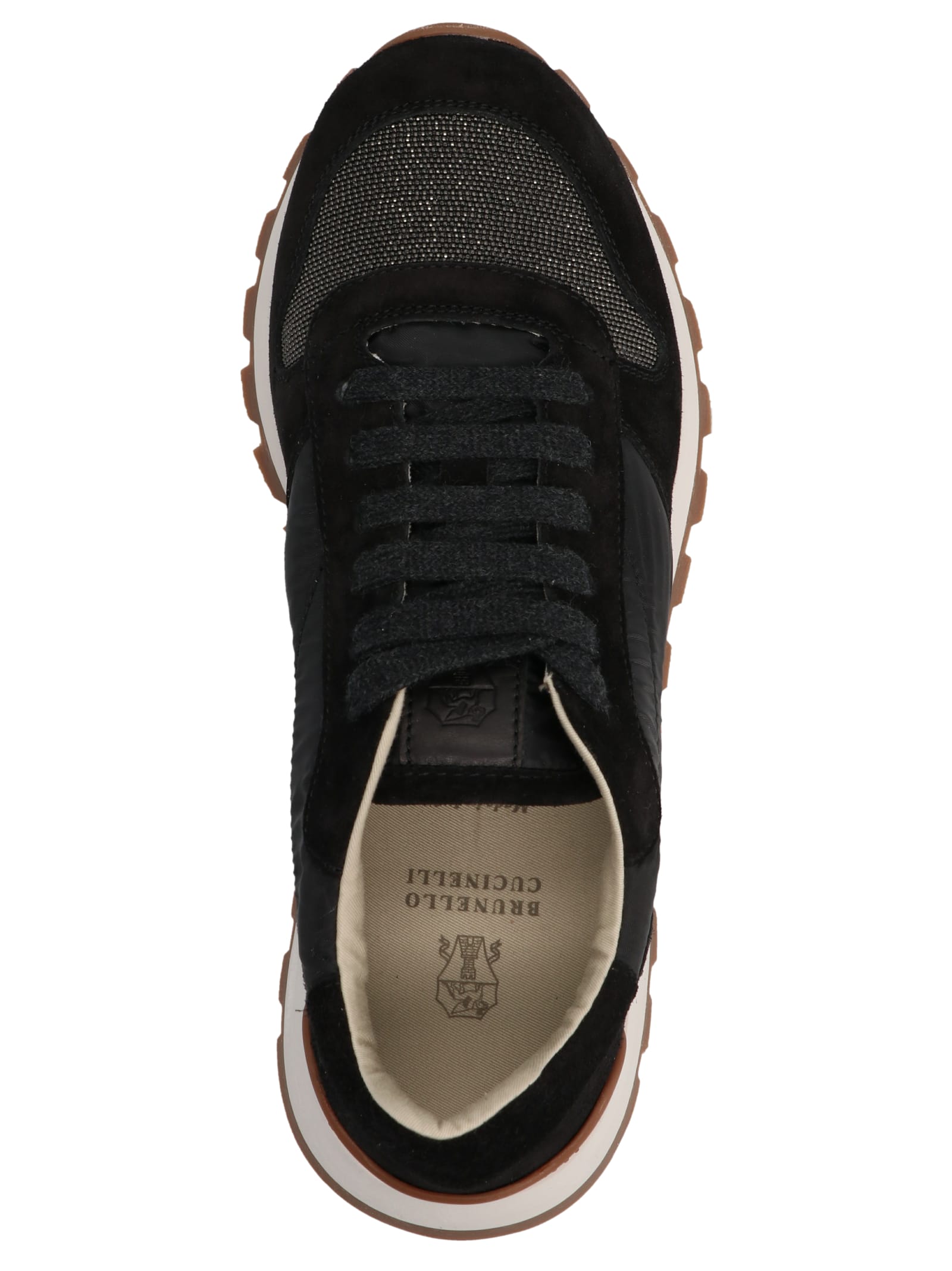 Shop Brunello Cucinelli Monile Sneakers In Nero