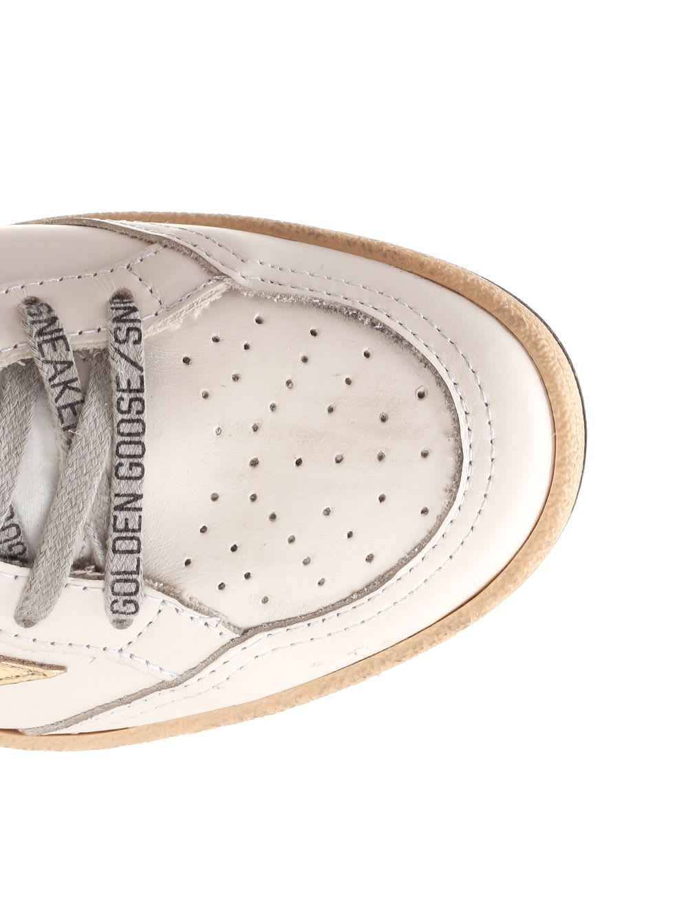 Golden Goose Ball Star Sneaker In White