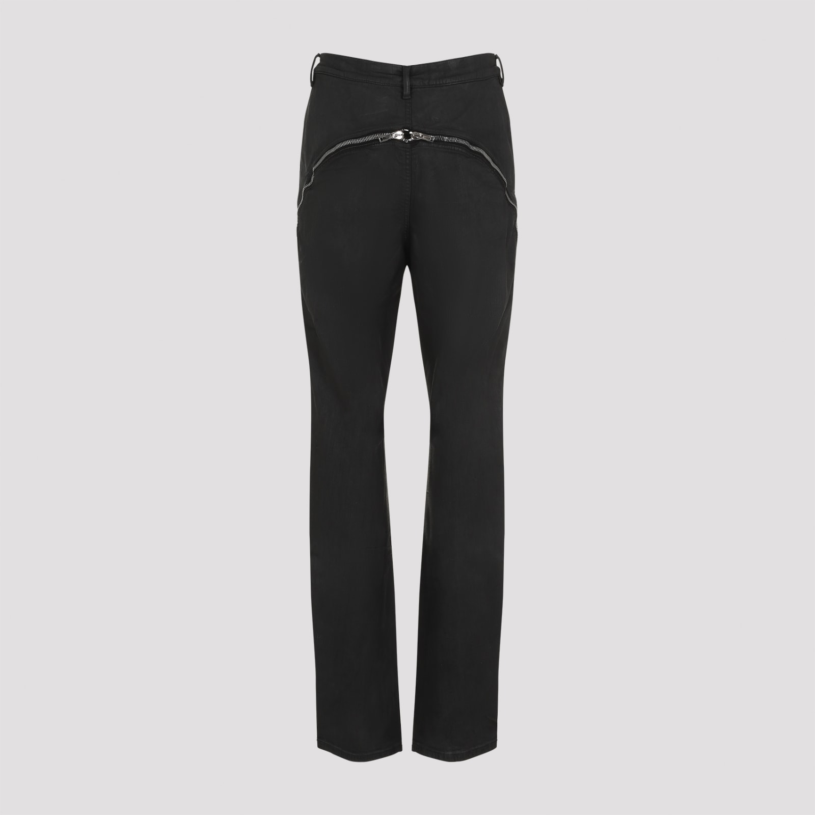 Shop Drkshdw Rick Owen  Bolan Banana Jeans In Black Wax