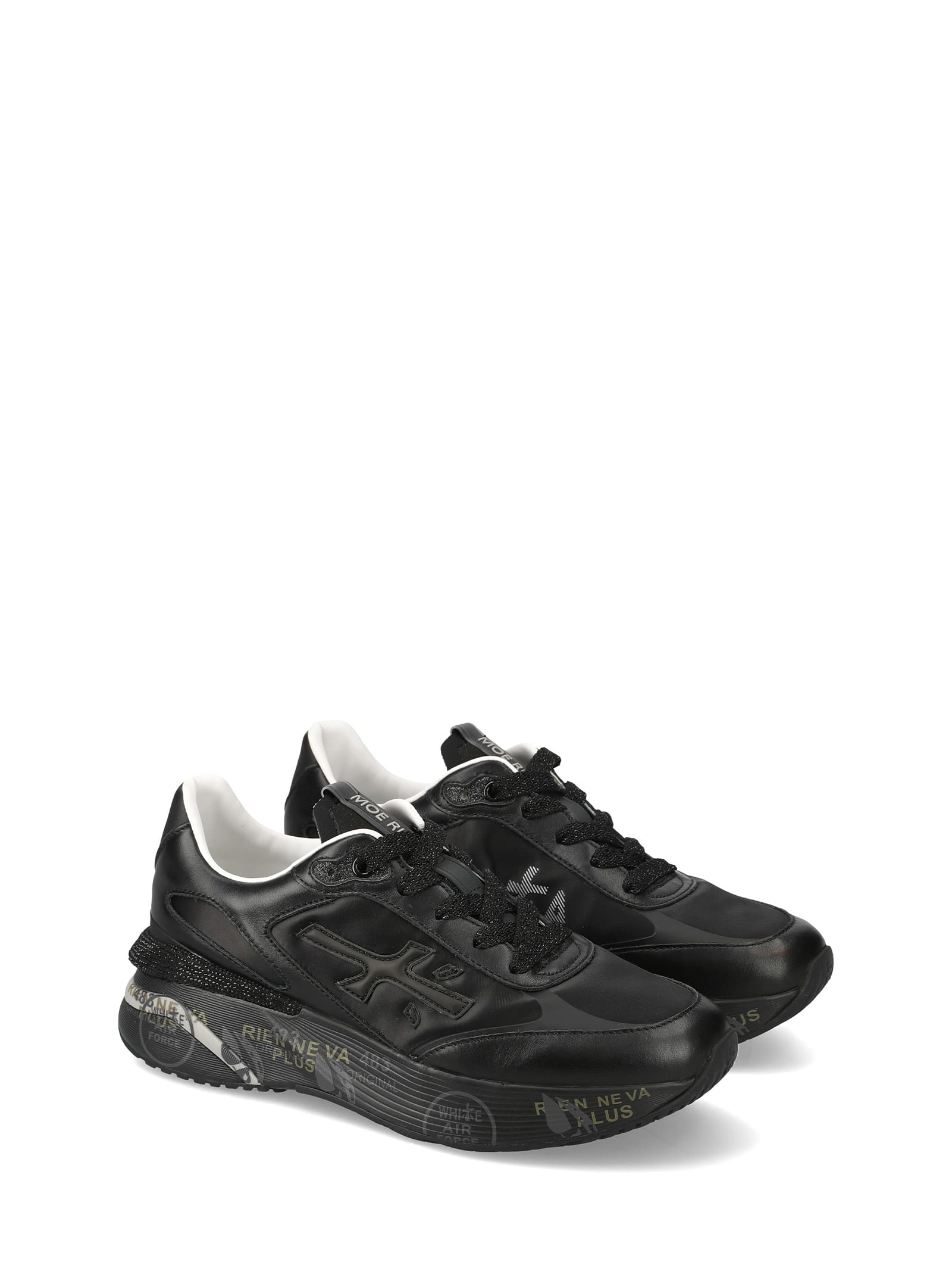 Shop Premiata Sneaker Moerund 7058 Black In Nero