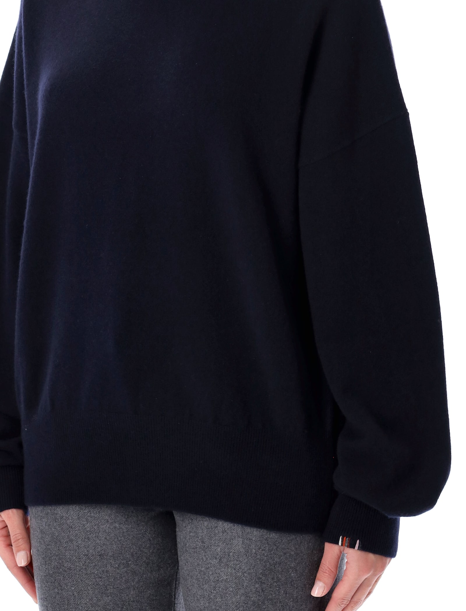 Extreme Cashmere Oversized Extra Sweater In Blue