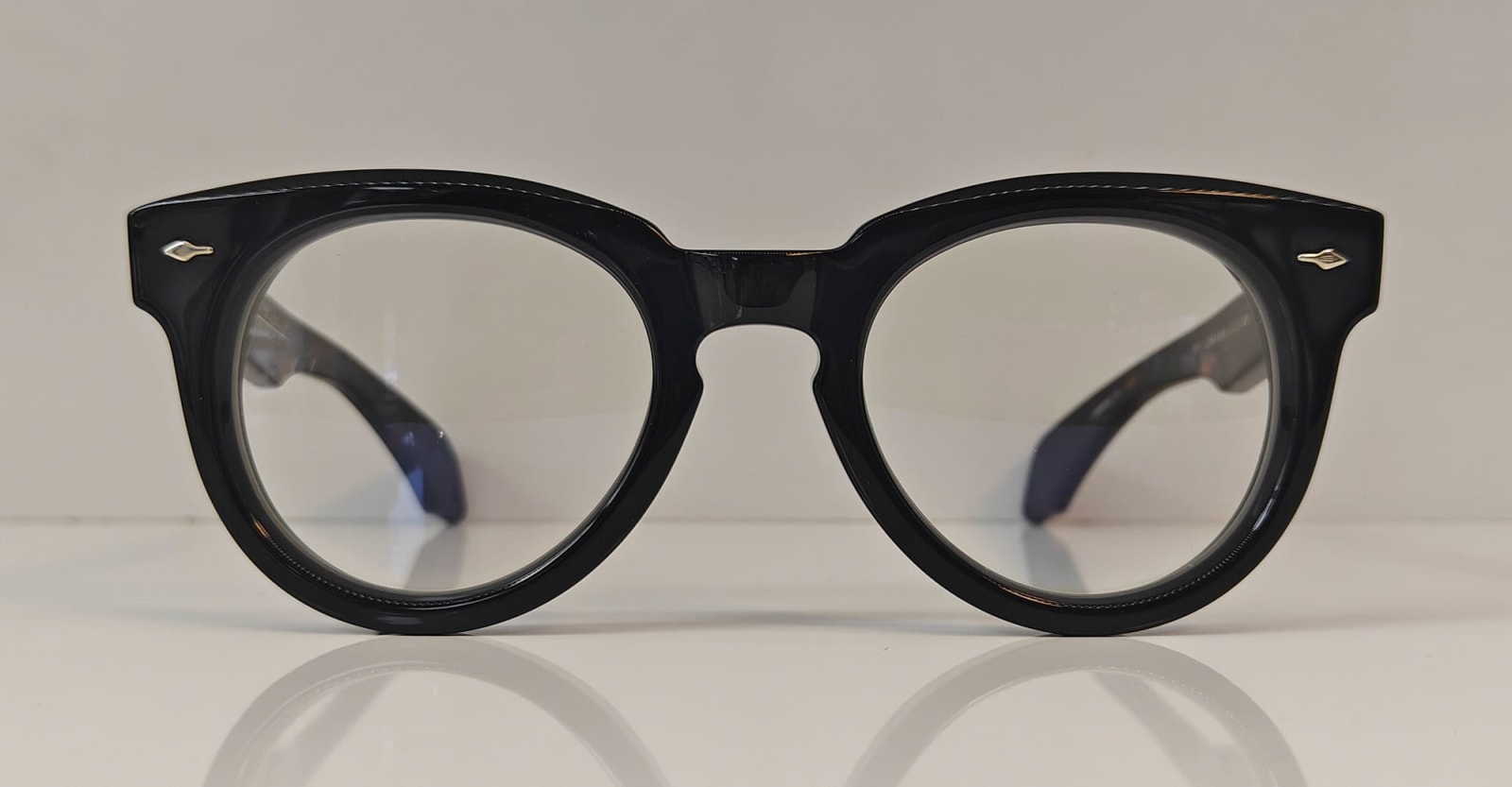 Jacques Marie Mage Fontainebleau 2 - Noir 7 Rx Glasses In Black/silver
