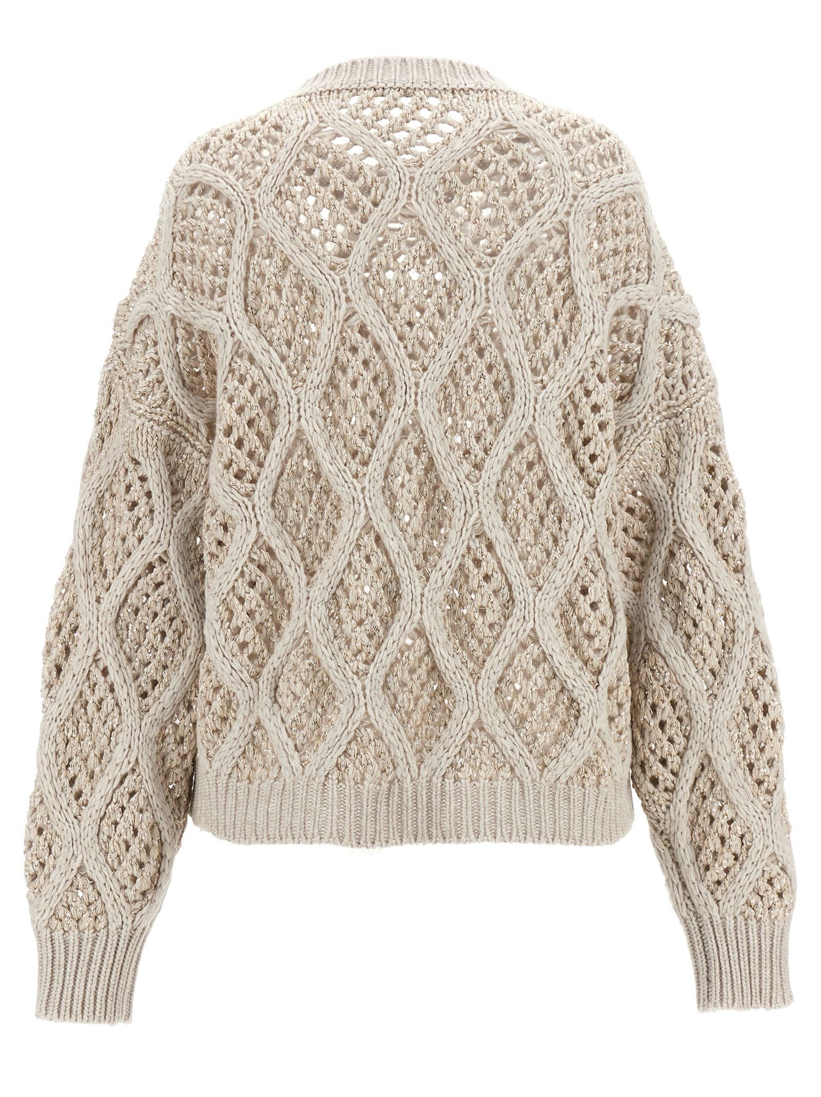 Shop Brunello Cucinelli Sequin Sweater