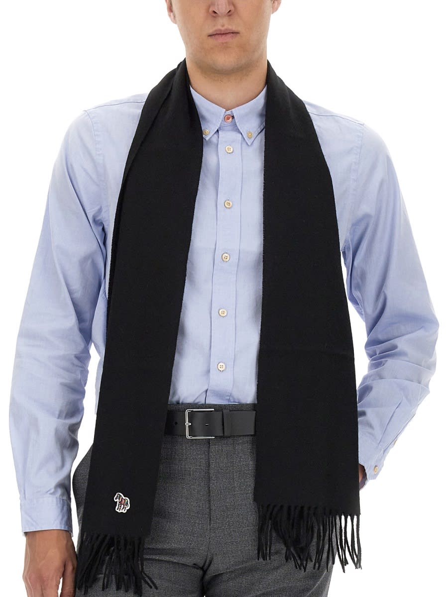 Ps By Paul Smith Ps Paul Smith "zebra" Shirt In Blue