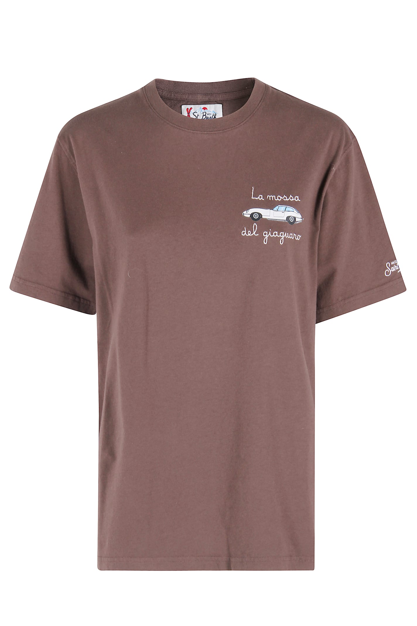 Mc2 Saint Barth Classic St Barth T Shirt In Brown
