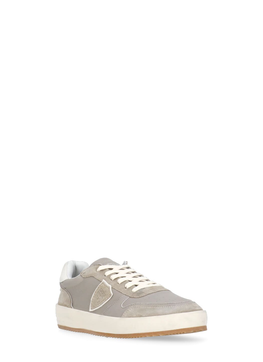 Shop Philippe Model Nice Low Sneakers In Grey