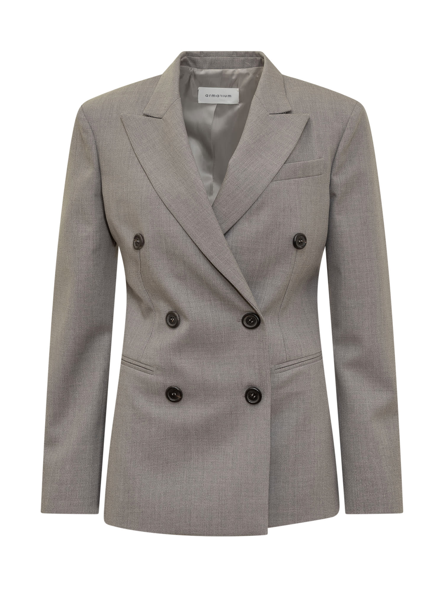 Shop Armarium Myra Jacket In Grey