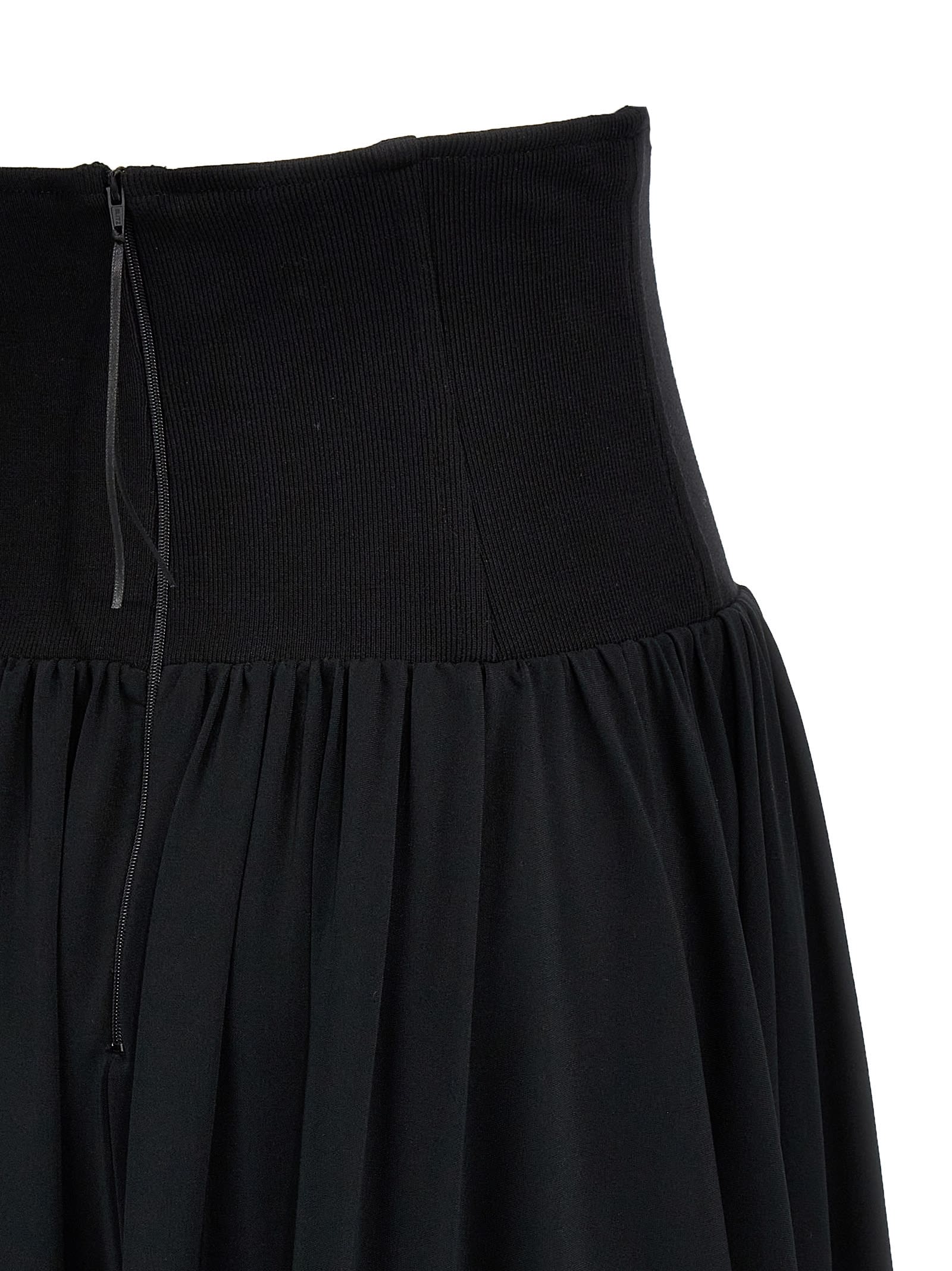 Shop Giovanni Bedin Long Corset Skirt In Black