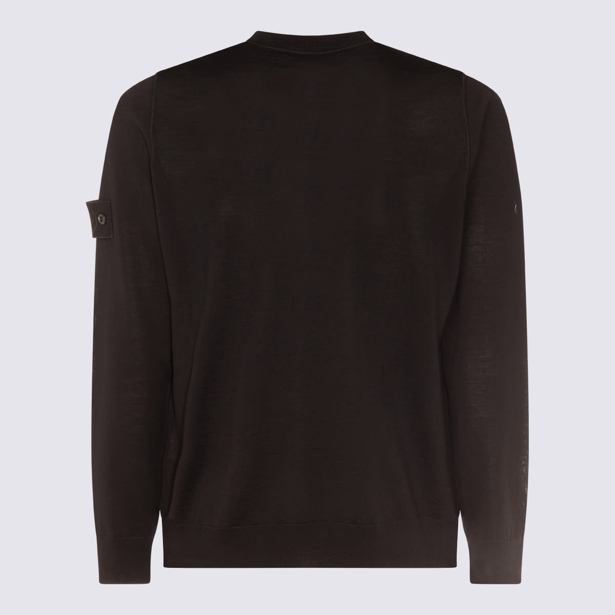 Stone Island Black Virgin Wool Knitwear In Black