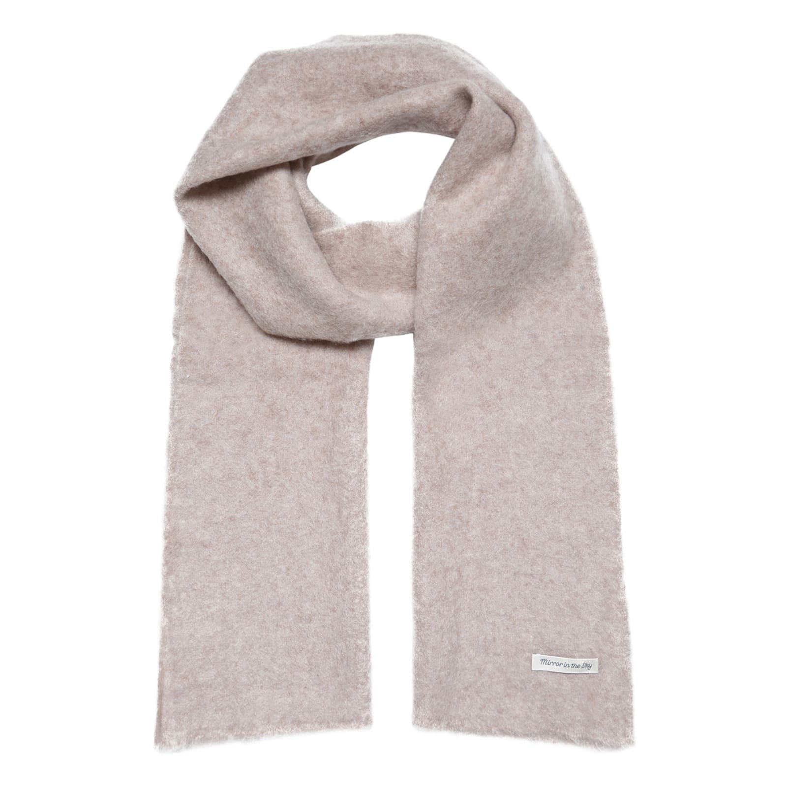 Mirror in the Sky Toast Cashmere Scarf