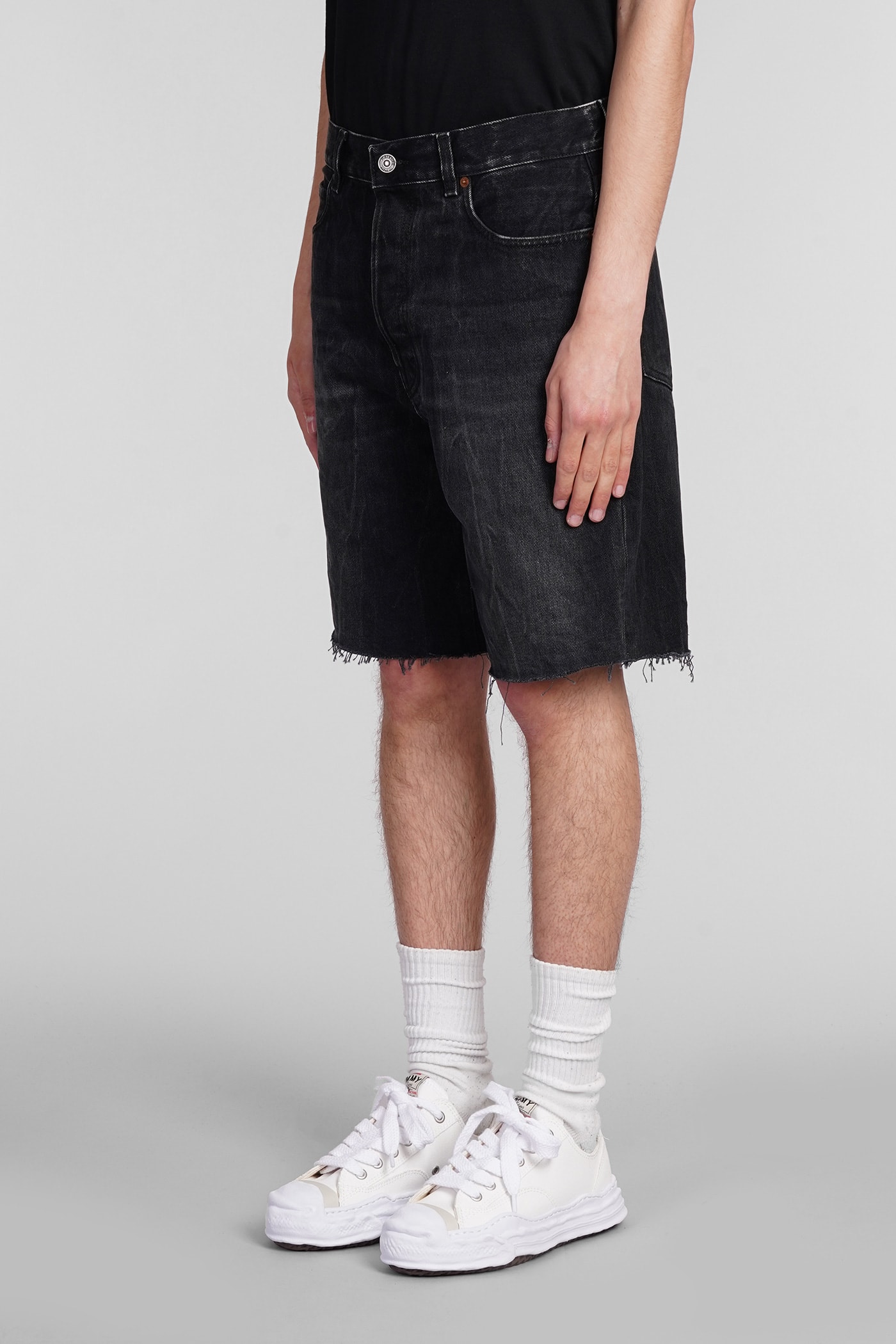 Shop Haikure Louise Shorts In Black Cotton