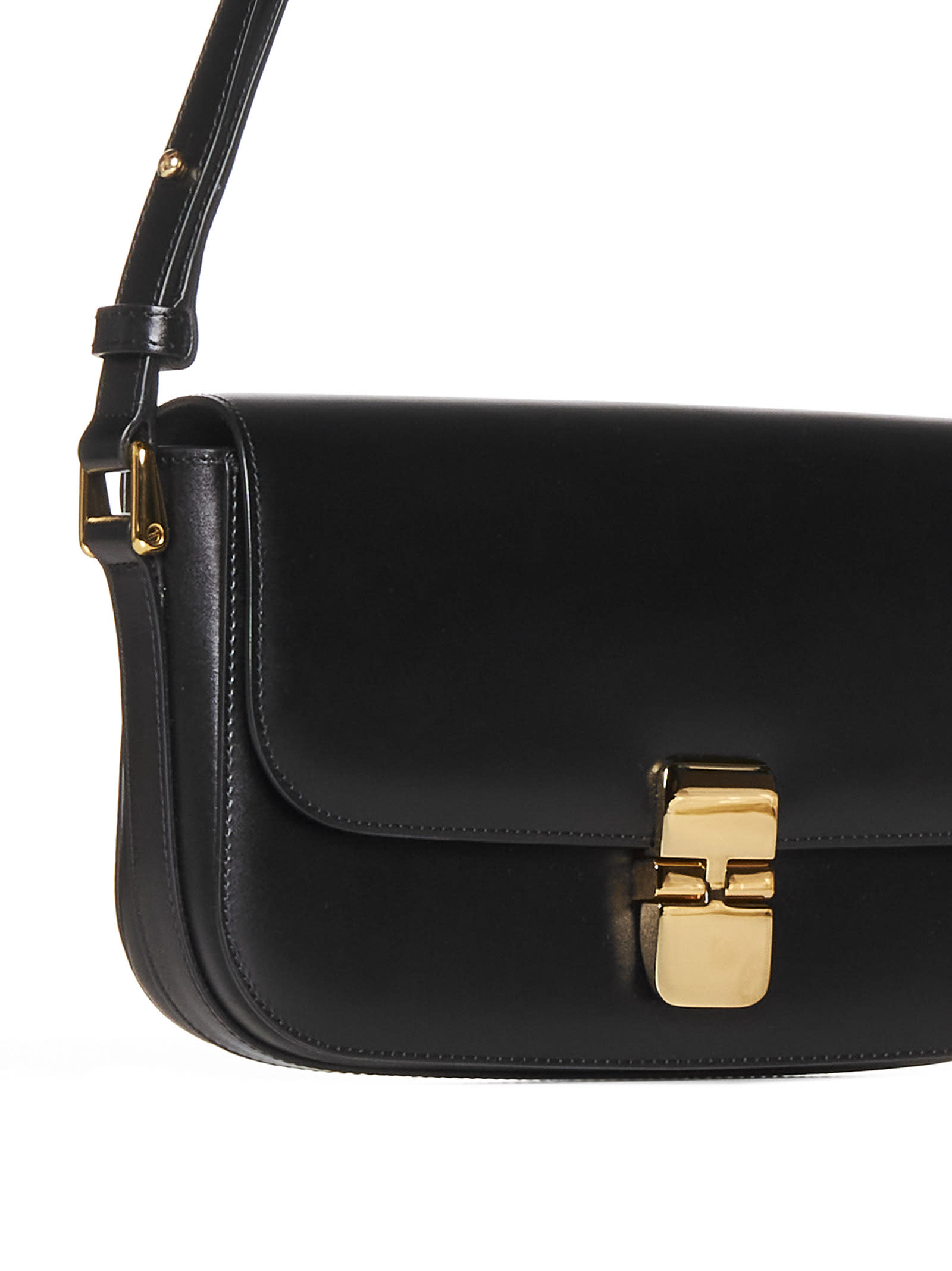 Shop Apc Shoulder Bag In Black