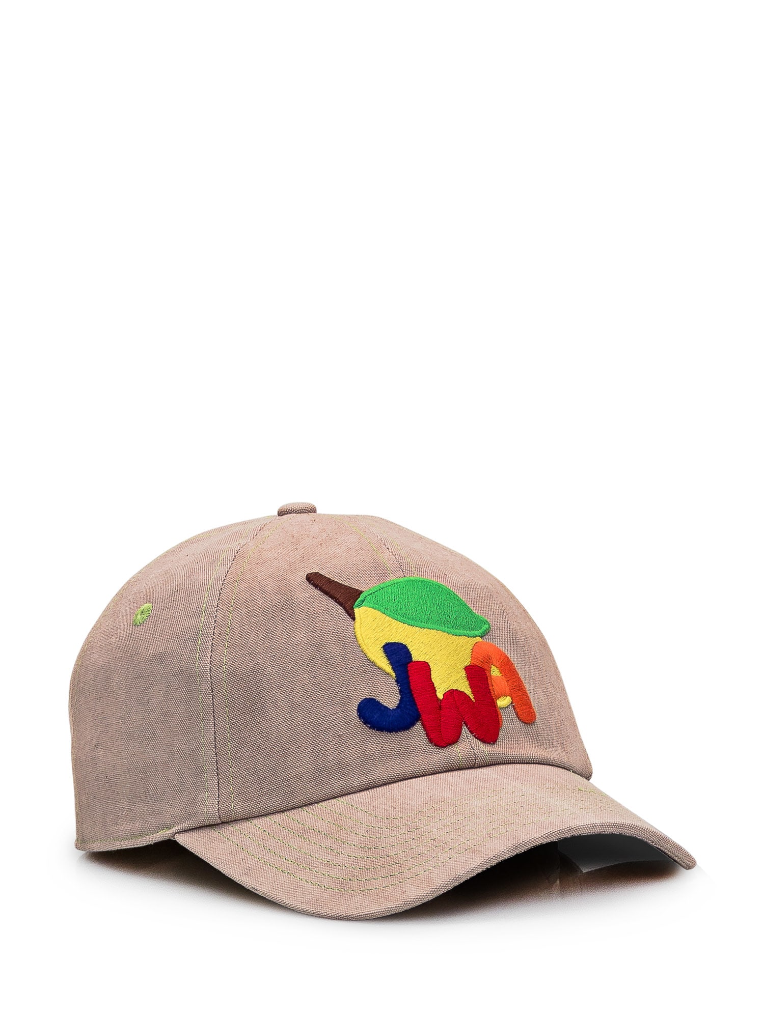 Shop Jw Anderson Logo Cap In Putty