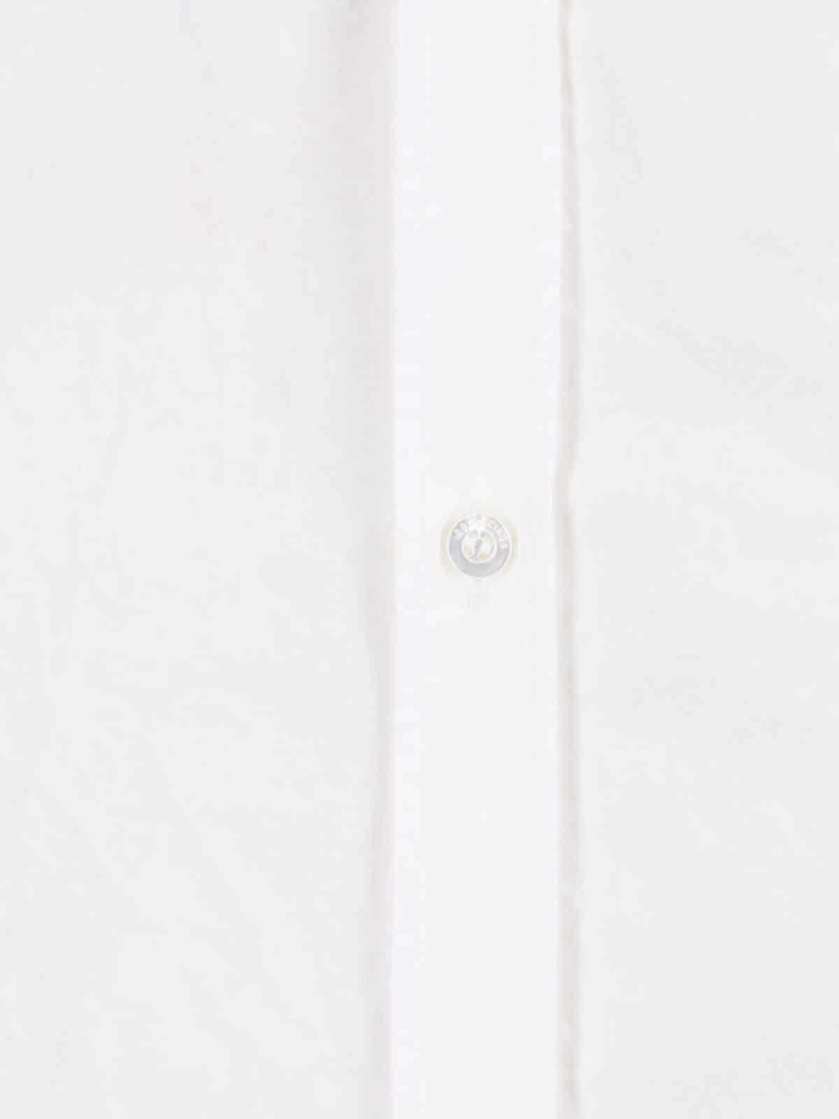 Balenciaga Relaxed Fit Shirt Button-down Collar In White
