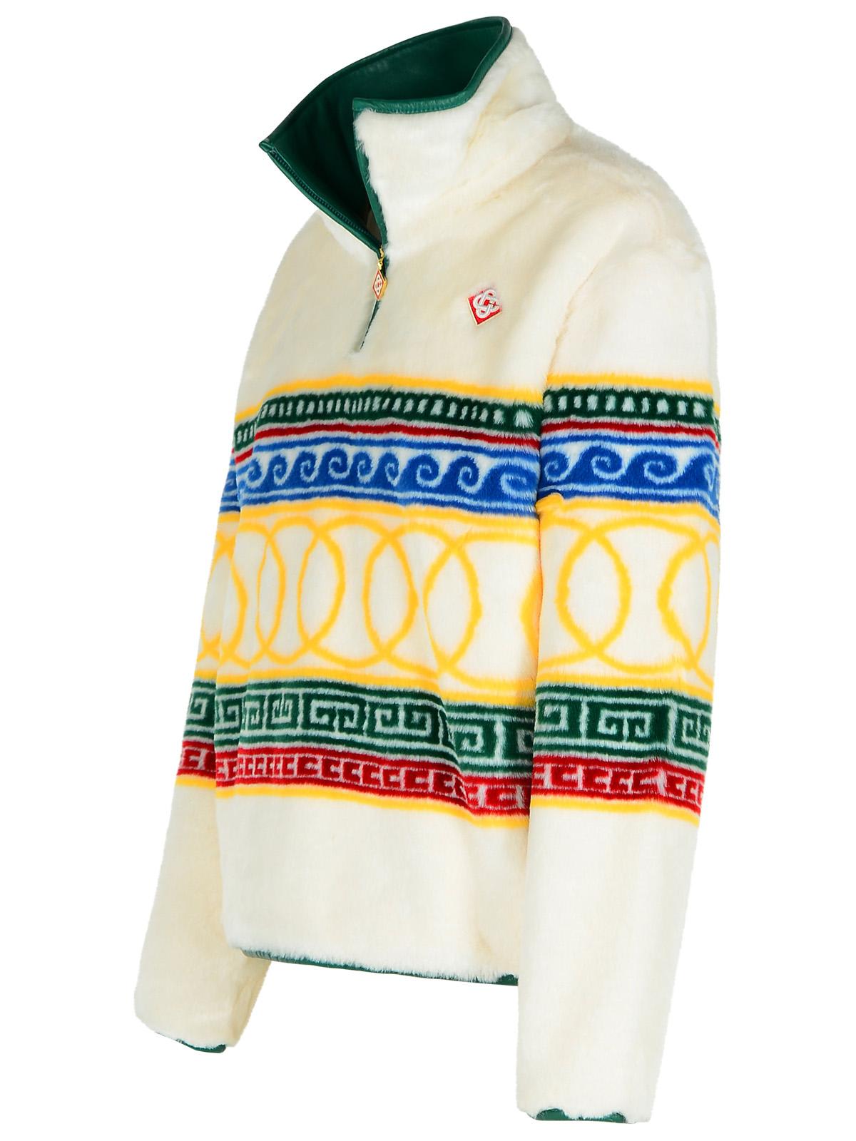 Casablanca High Neck Knit Sweater In Multicolor