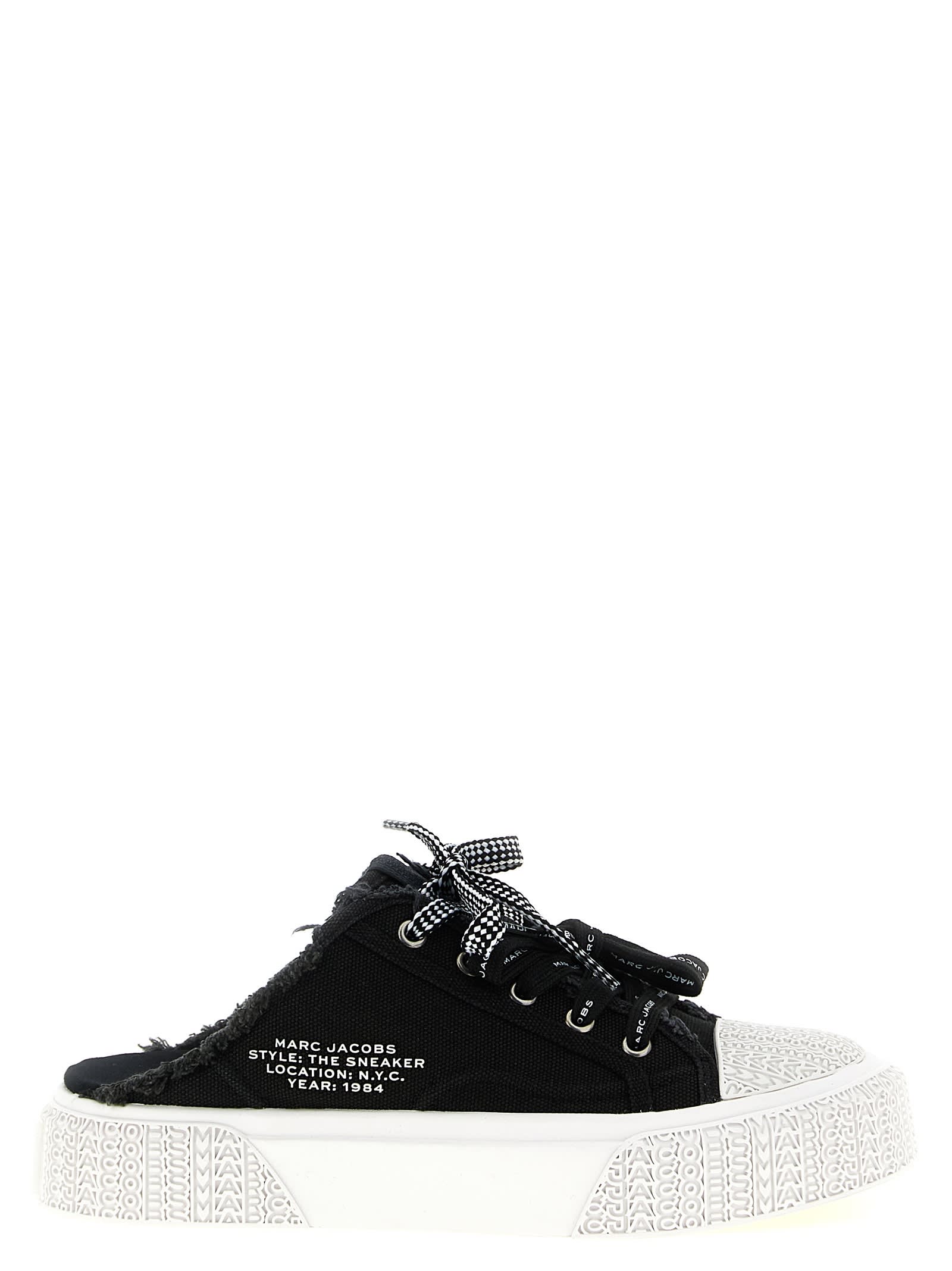 Marc Jacobs The Sneaker Mule Sneakers In Black