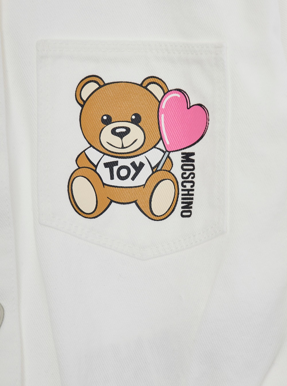 Moschino Teddy Bear-print Jacket In White